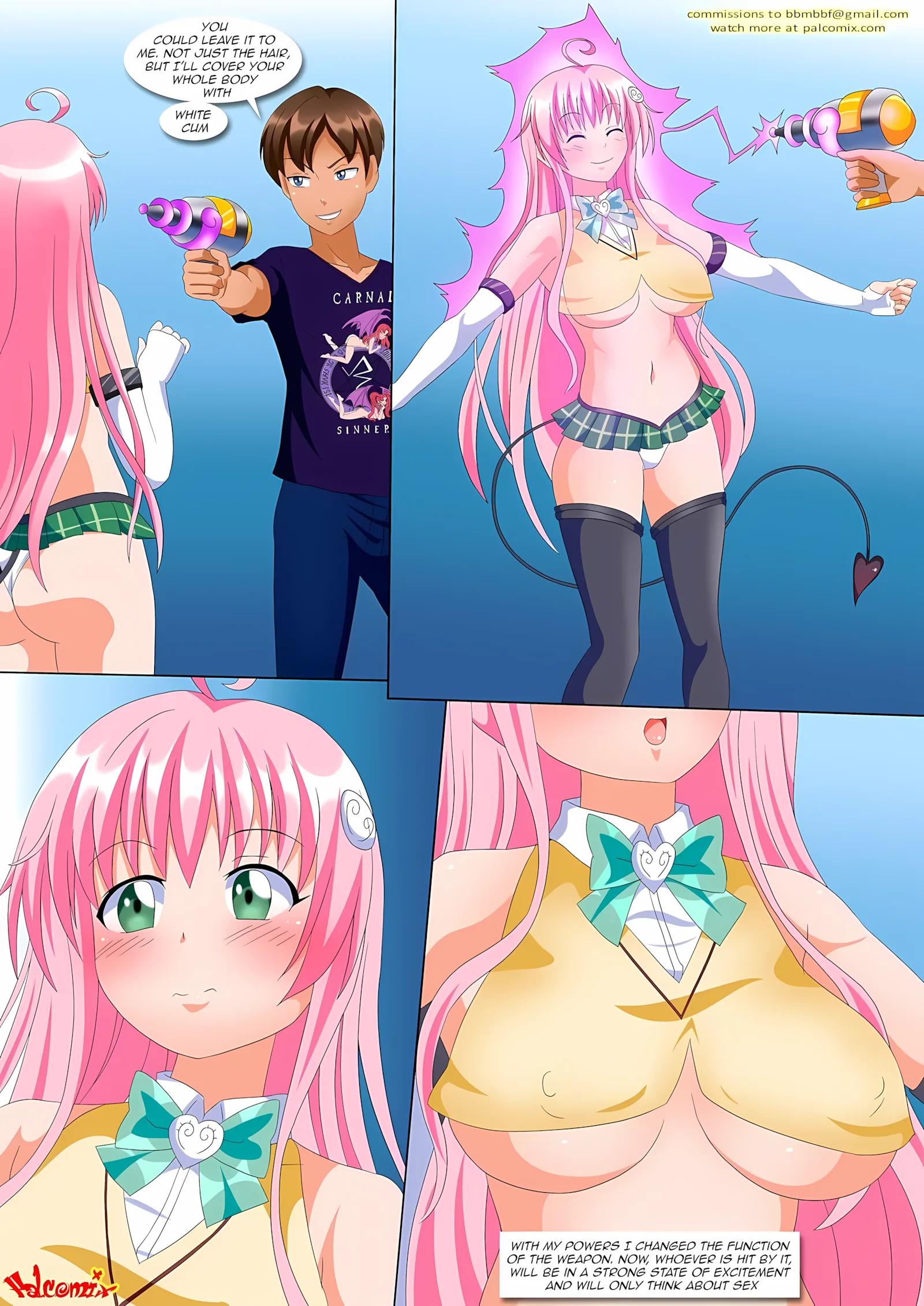 Ray Gun Of Lust (To Love-Ru) [Palcomix], 1 . Ray Gun Of Lust - (To Love-Ru) [Palcomix], page 4 of 12