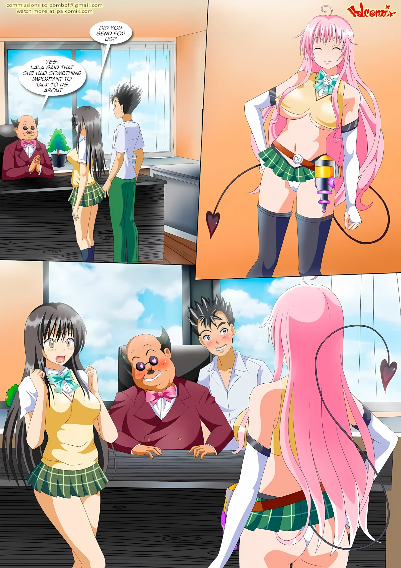 Ray Gun Of Lust (To Love-Ru) [Palcomix], 1 . Ray Gun Of Lust - (To Love-Ru) [Palcomix], page 7 of 12