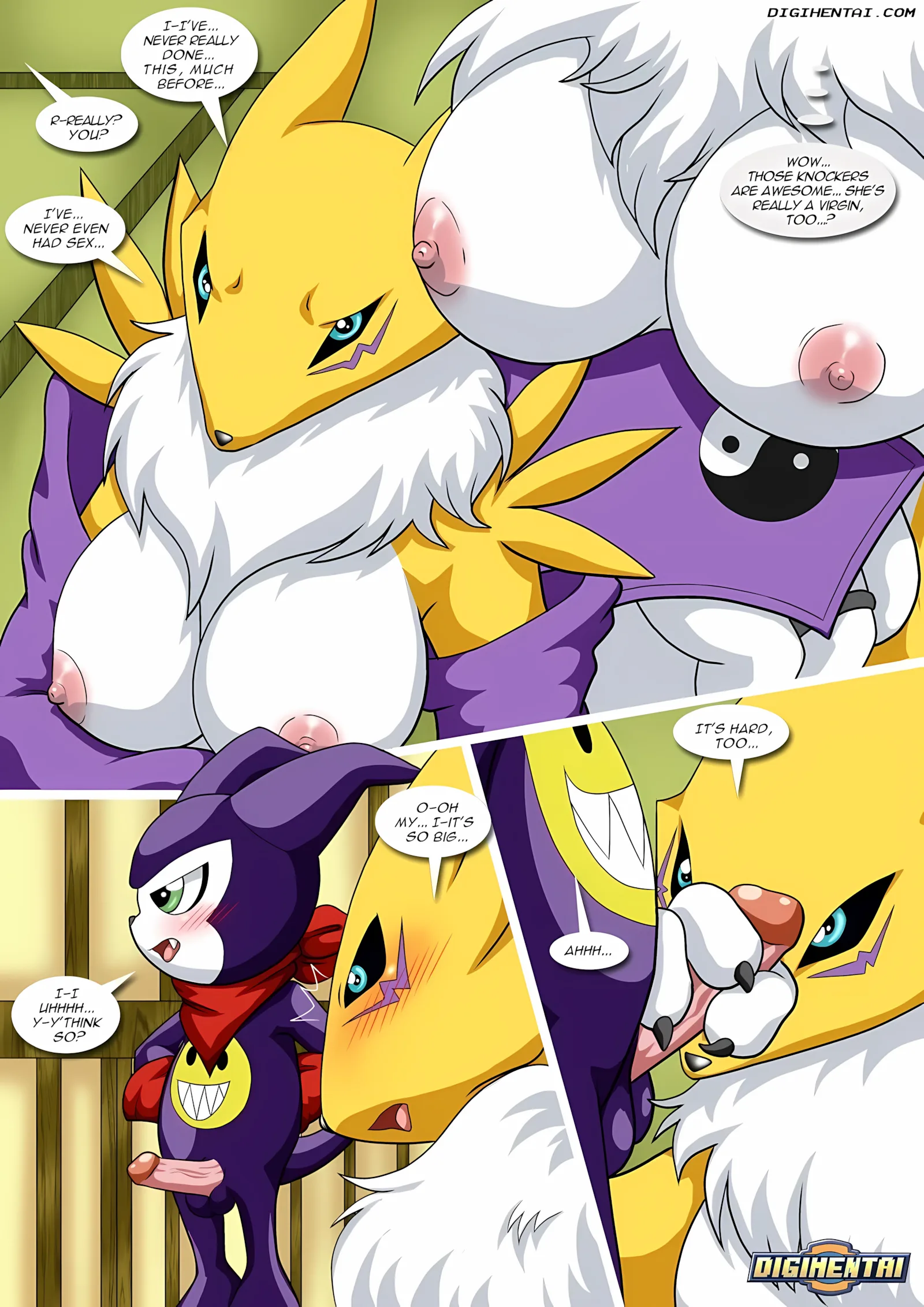 Renamon´s First Time (Digimon) [PalComix], 1 . Renamon´s First Time - (Digimon) [PalComix], page 4 of 20