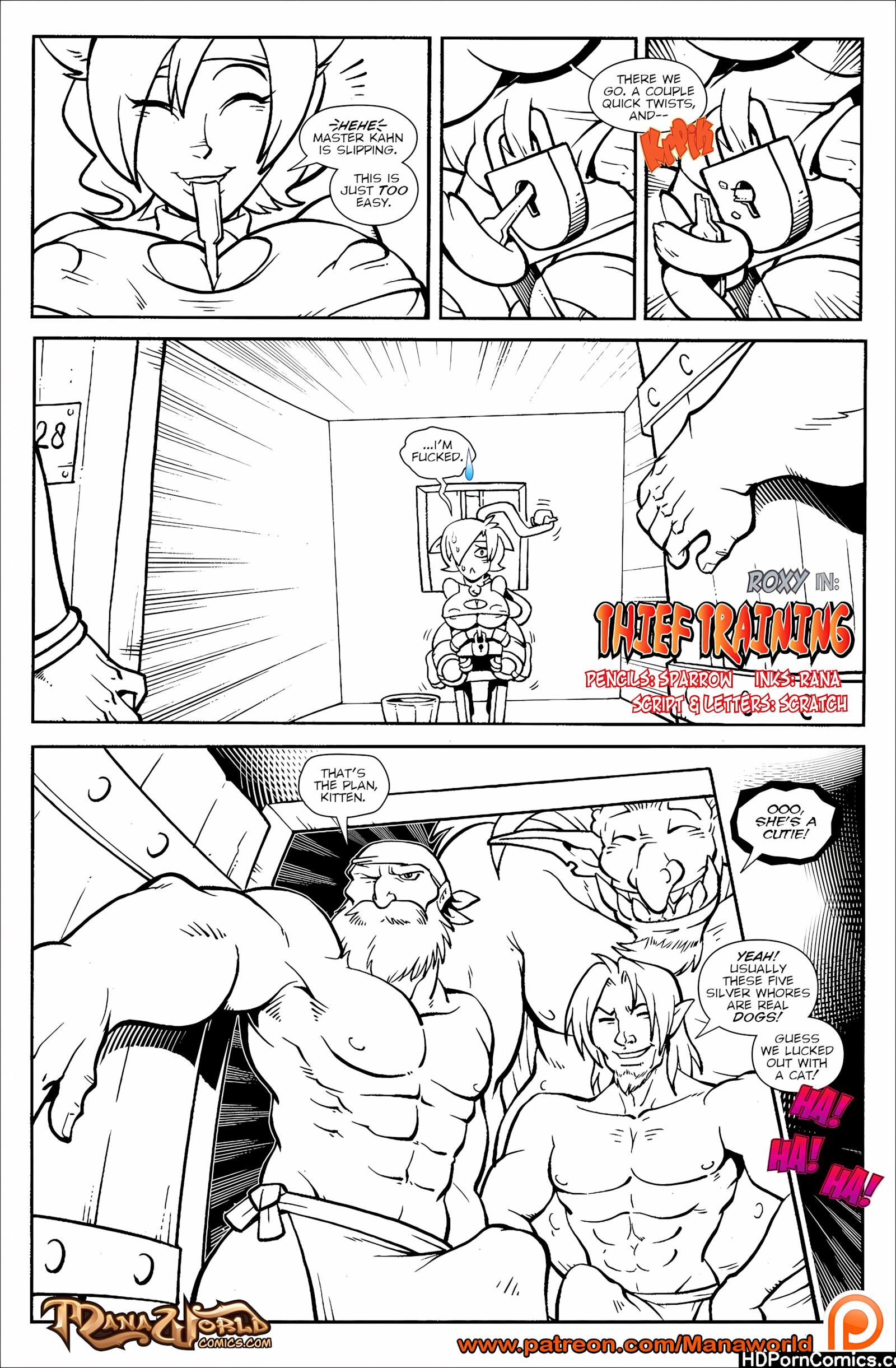 Roxy in: Thief in Training [Mana World], Roxy in Thief in Training - Colorless, page 1 of 7