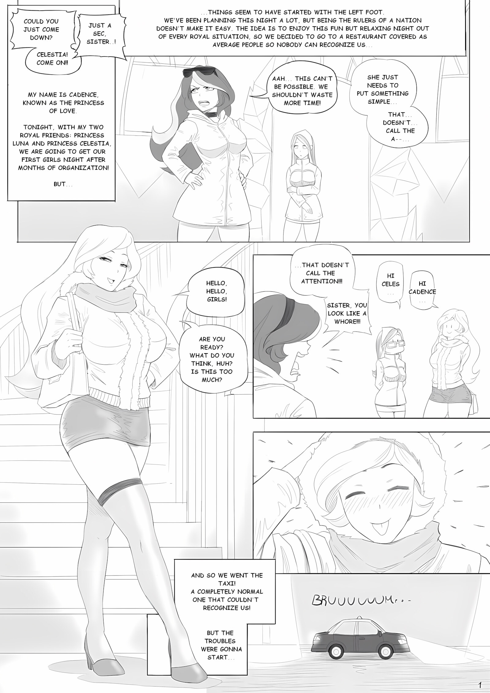 Royalty Girls Night [Rambon7], Royalty Girls Night, page 3 of 34