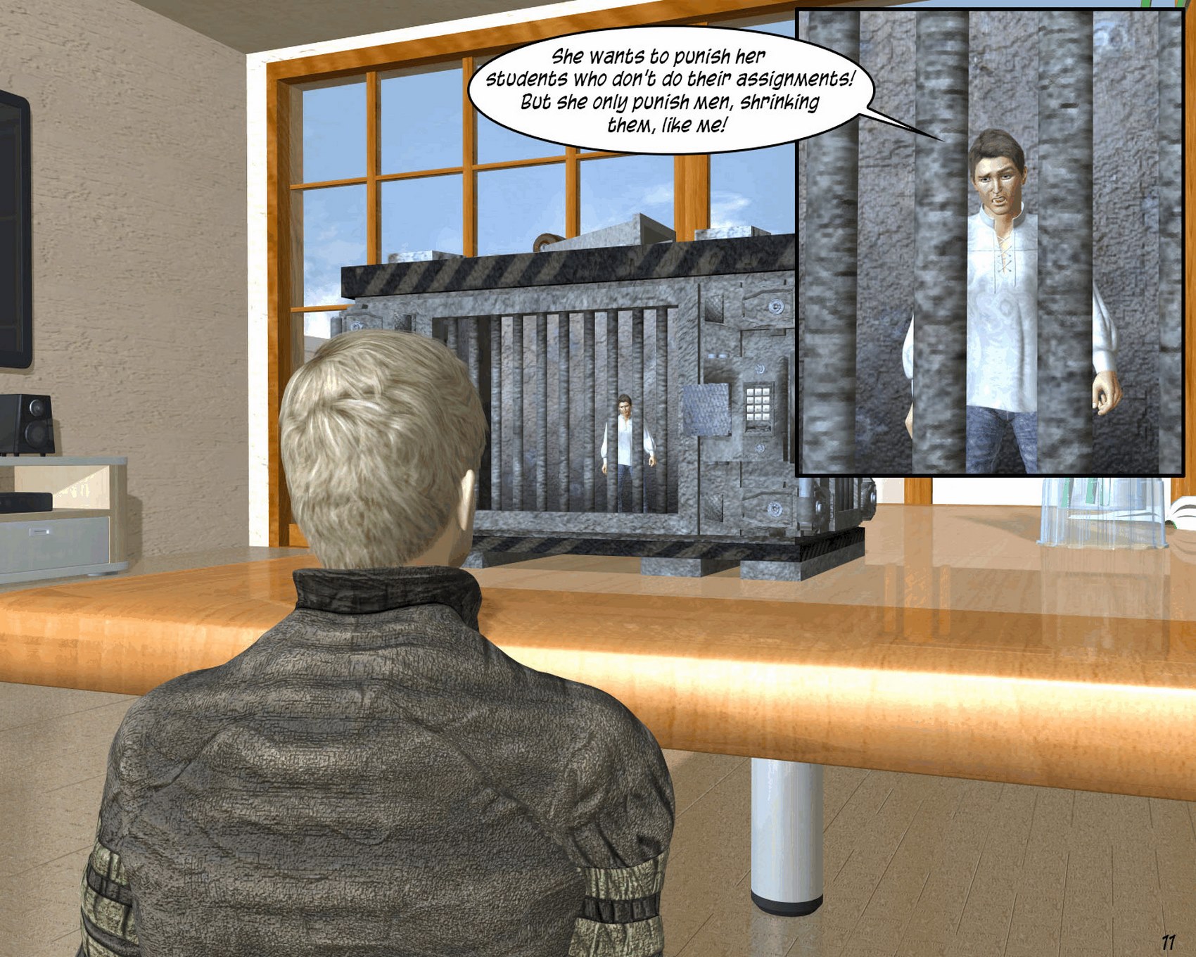 A Day at Teacher’s Angie House [Butre3004], A Day at Teacher's Angie House, page 12 of 97