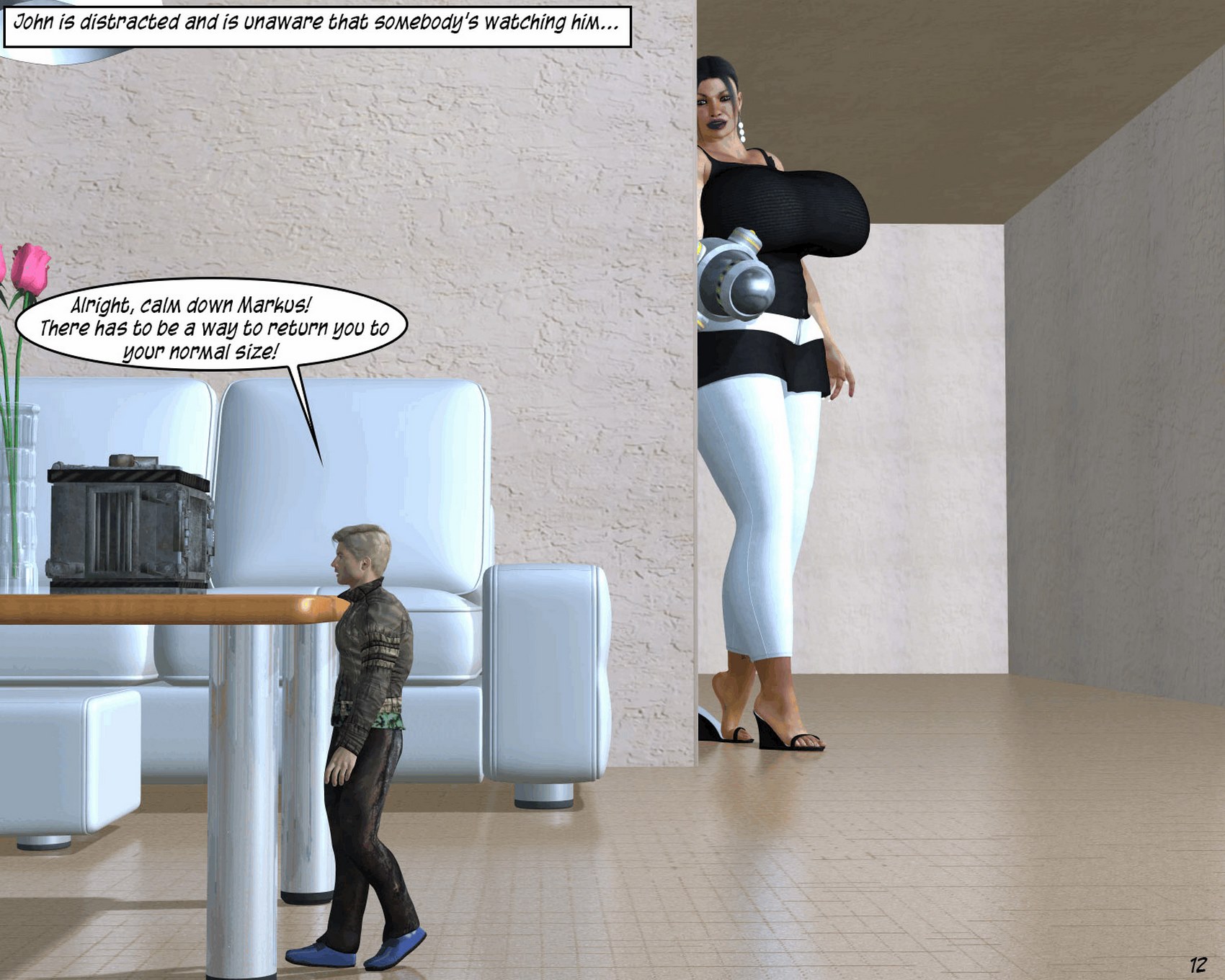 A Day at Teacher’s Angie House [Butre3004], A Day at Teacher's Angie House, page 13 of 97