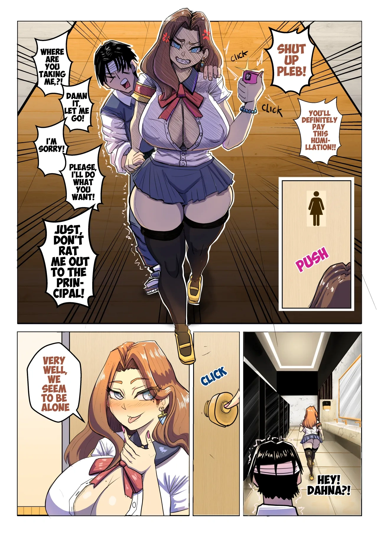 School girls are not sluts,OK?, 1. School girls are not sluts,OK? Chapter 1, page 2 of 16
