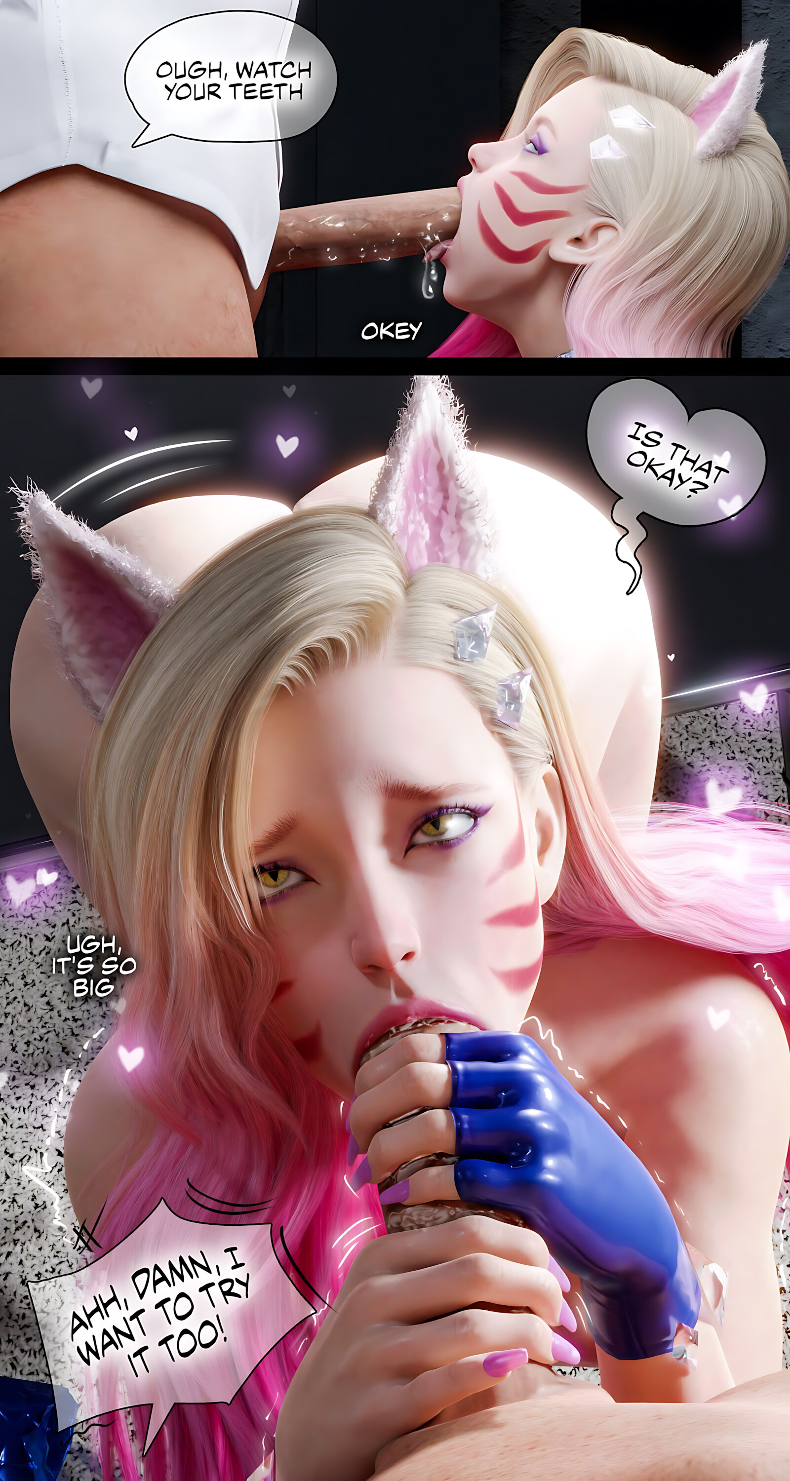 Seraphine Forbidden Love [Rose Blue 3D], Ahri Power Of Love - Chapter 3, page 30 of 65