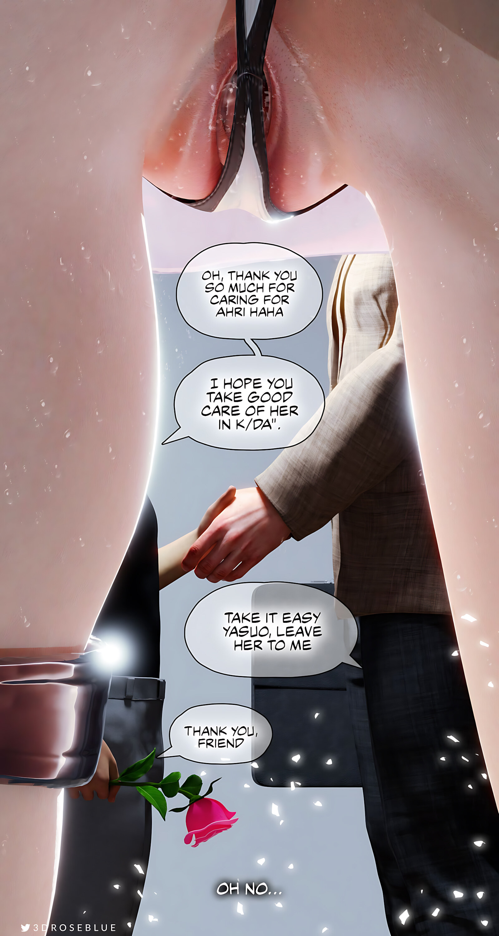Seraphine Forbidden Love [Rose Blue 3D], Ahri Power Of Love - Chapter 3, page 64 of 65