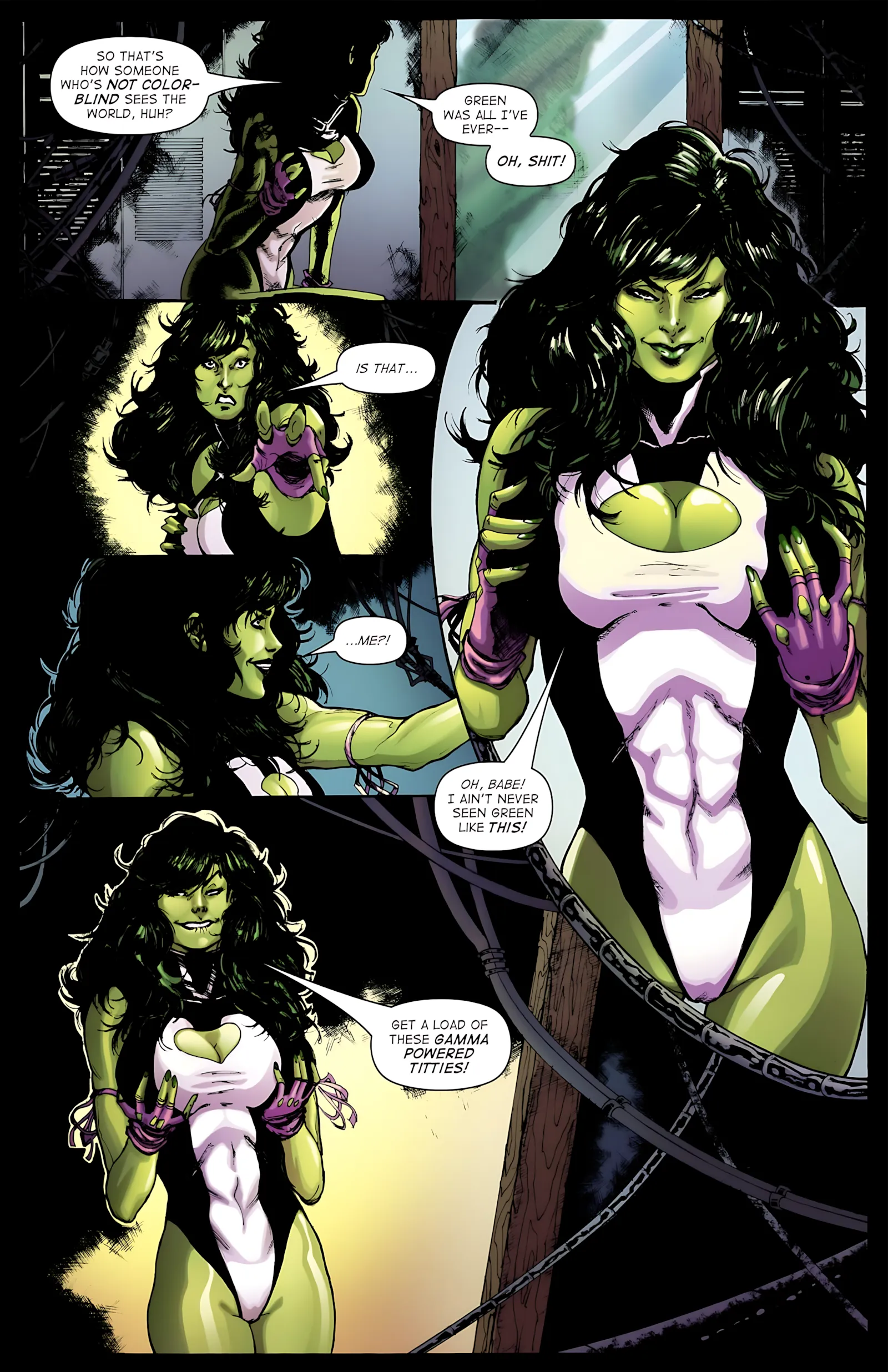 She-Hulk – Acts of Lust, 1 . She-Hulk - Acts of Lust [Tracy Scops], page 4 of 19