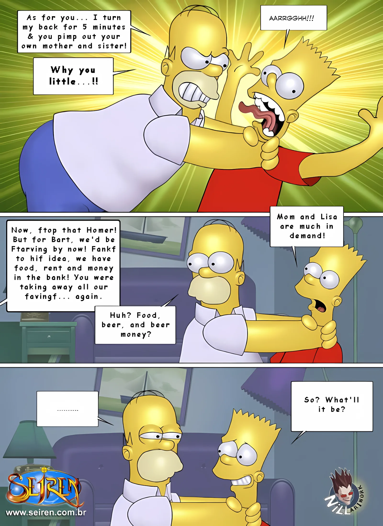 Sin-psons (The Simpsons) [Seiren], 1 . Sin-psons (The Simpsons) [Seiren], page 64 of 65