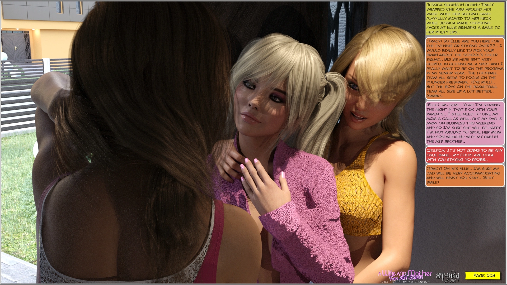 Sleepover at Jessica’s [ST-9Pol], Sleepover at Jessica’s, page 8 of 115