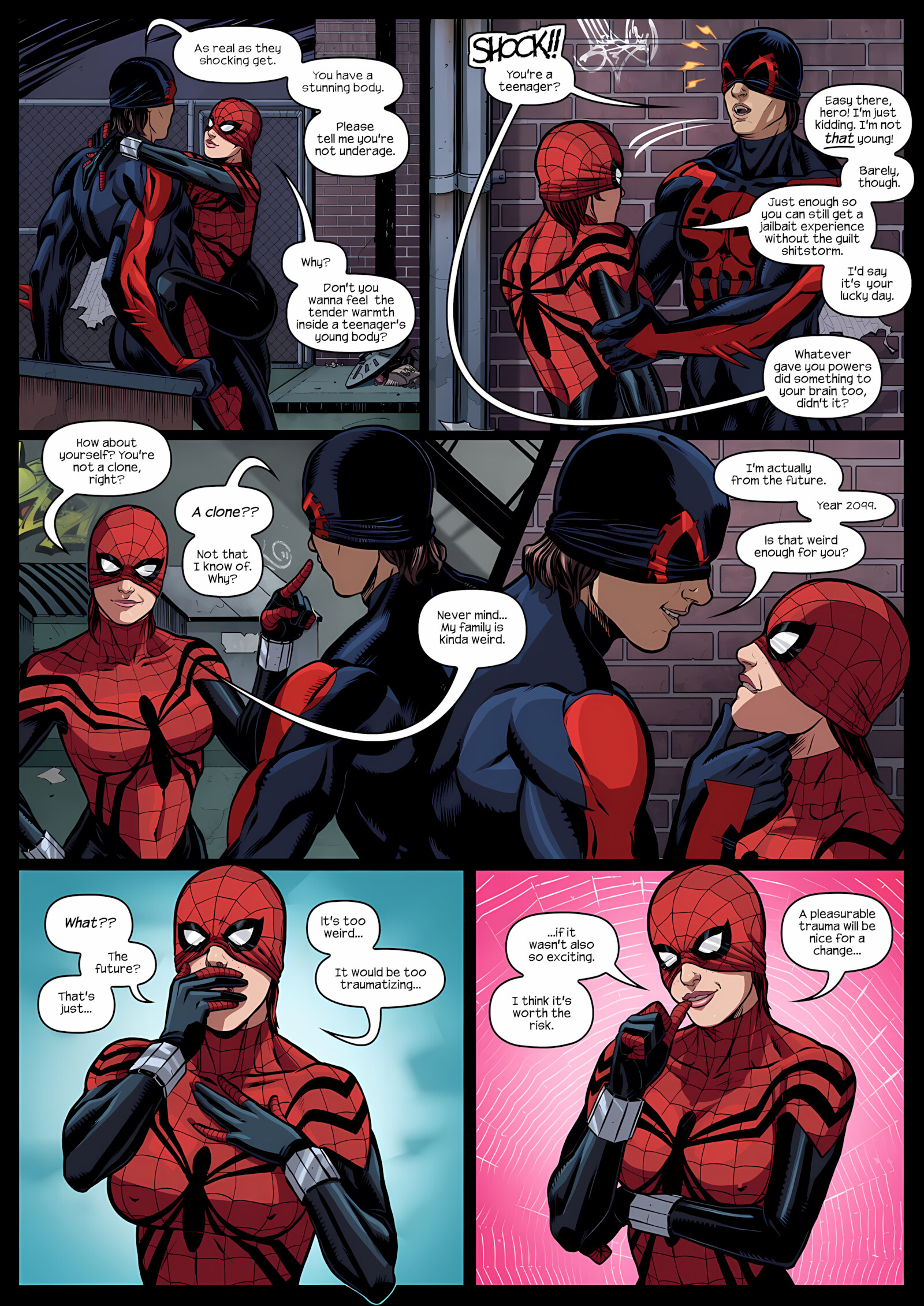Spider-Man 2099 [Tracy Scops], Spider-Man 2099, page 4 of 21