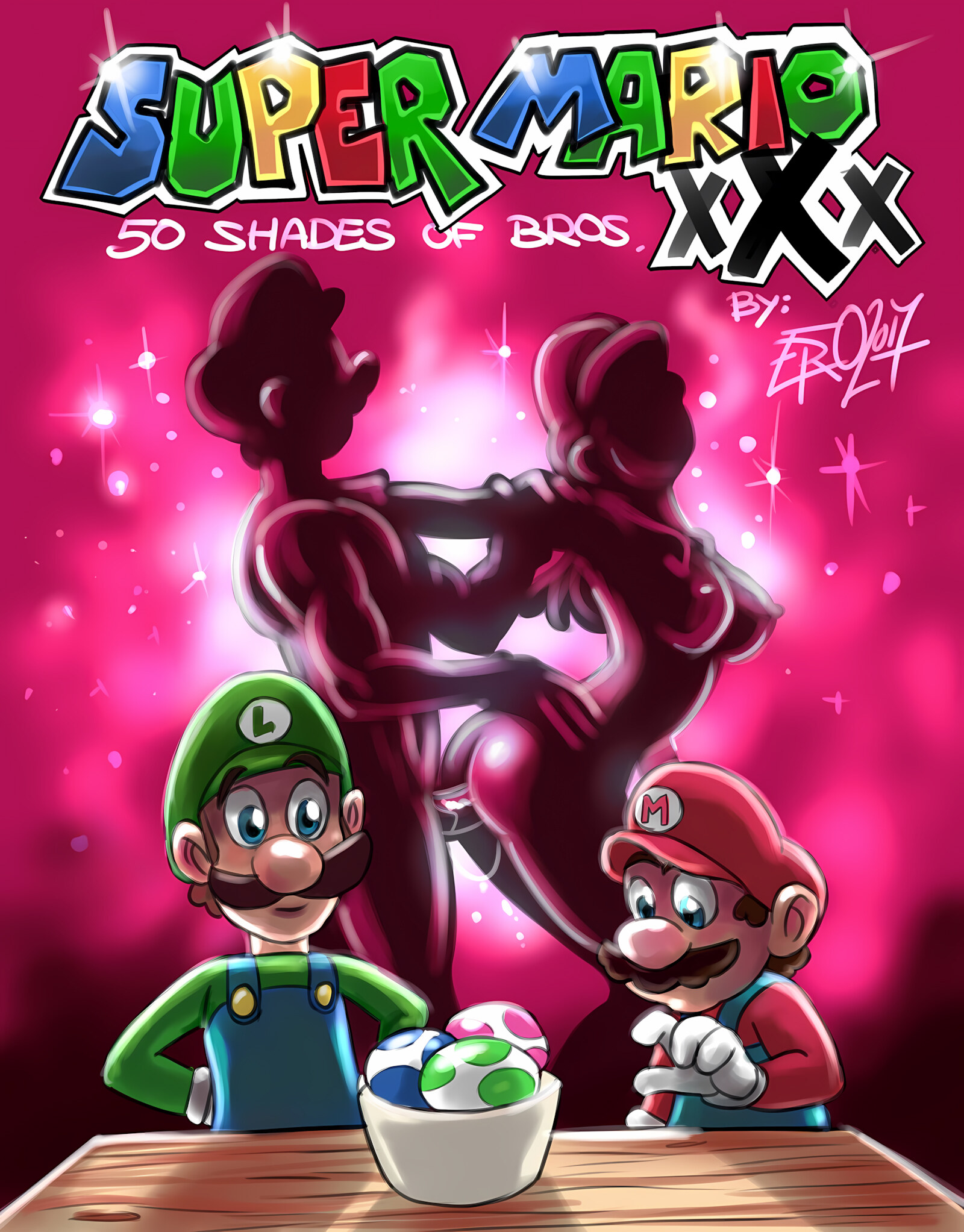 Super Mario – 50 Shades of Bros [Psicoero], Super Mario - 50 Shades of Bros, page 1 of 13