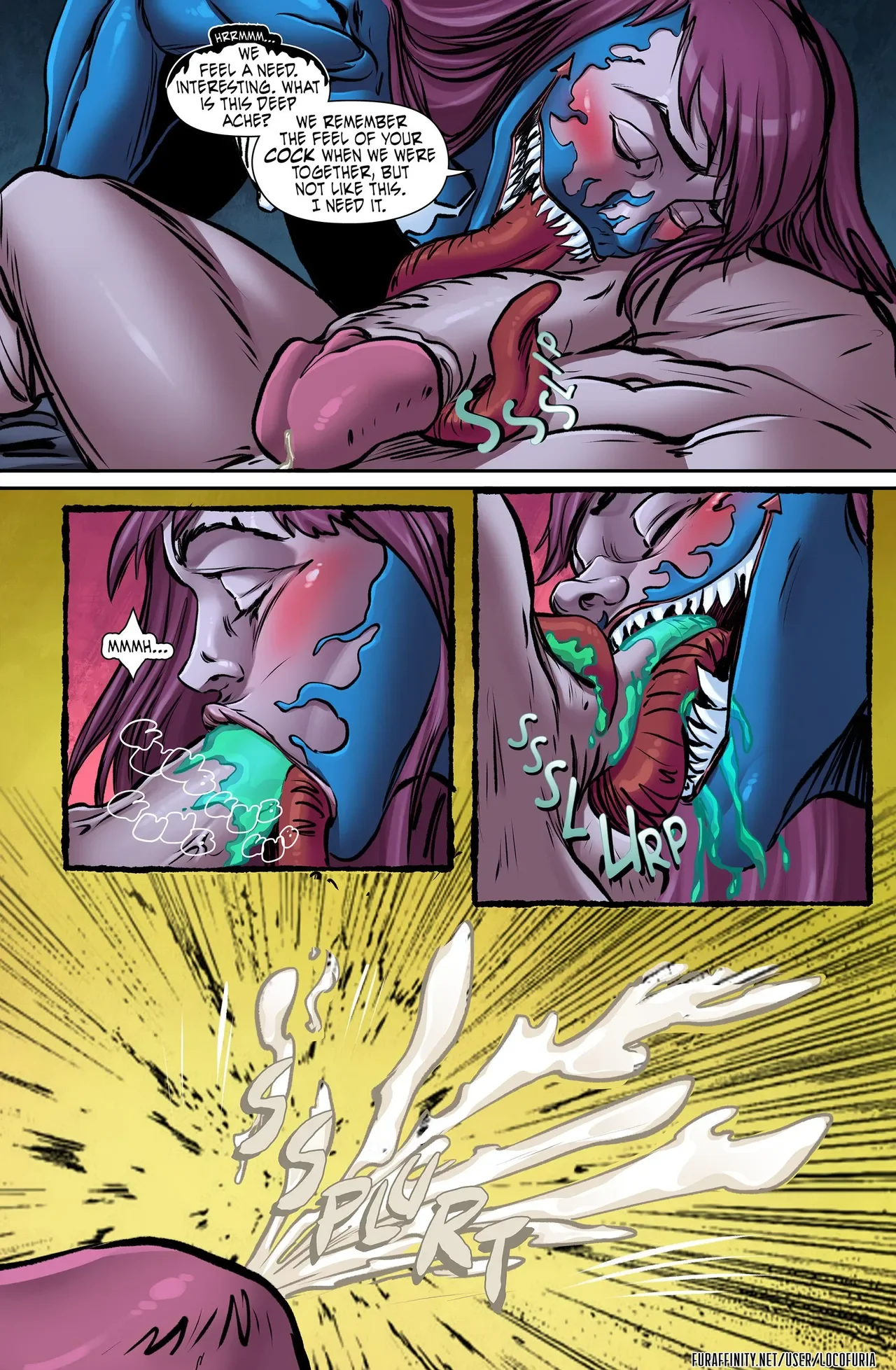 Symbiote [Spider-Man ], 3 . Symbiote #3 [Locofuria ], page 8 of 21