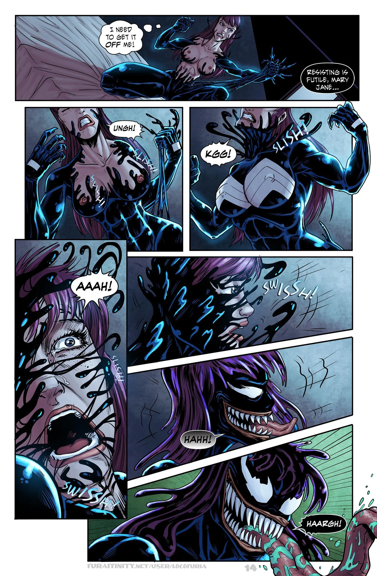 Symbiote [Spider-Man ], 2 . Symbiote #2 [Locofuria ], page 17 of 22