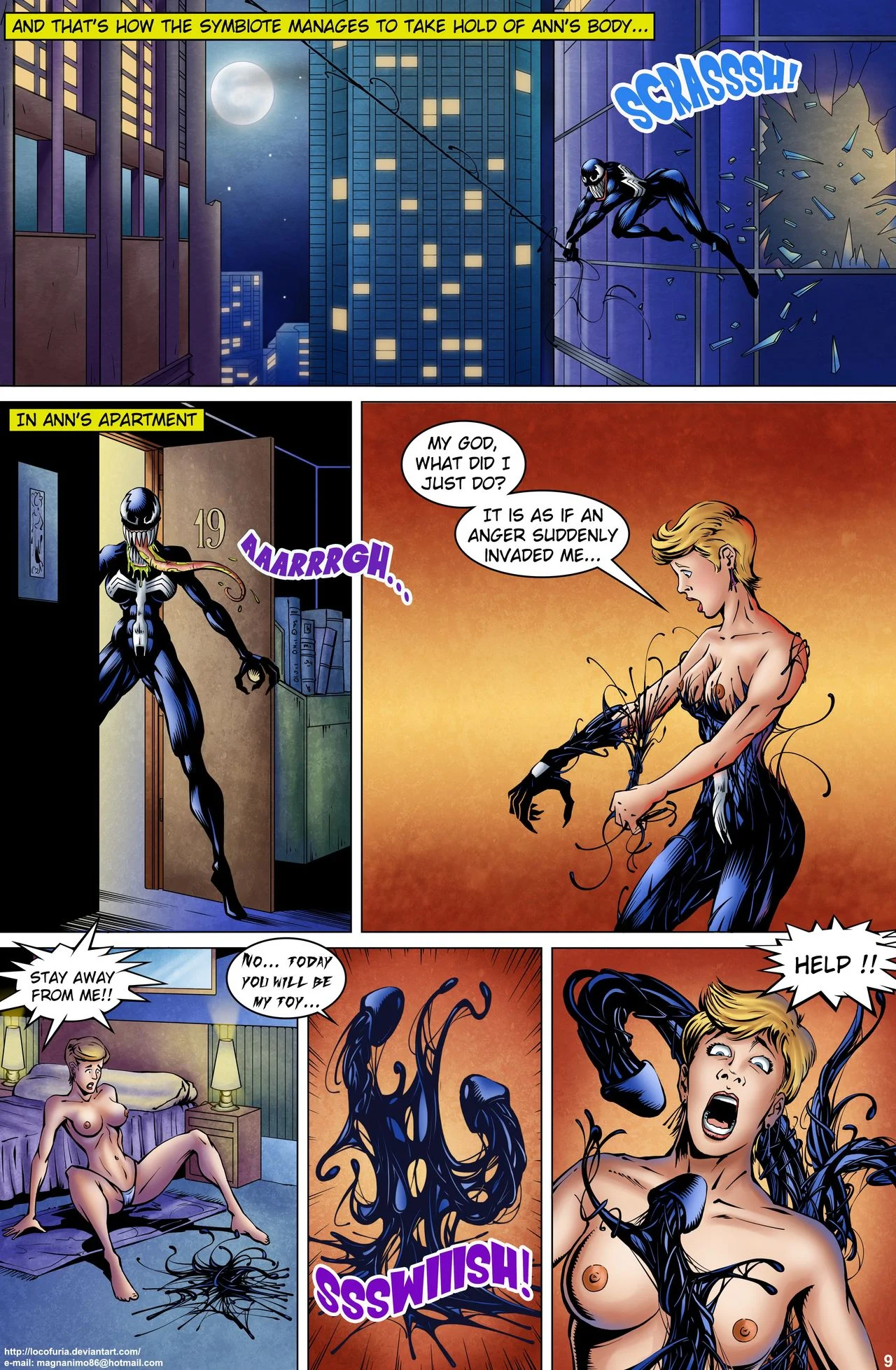 Symbiote [Spider-Man ], 1 . Symbiote #1 [Locofuria ], page 11 of 22