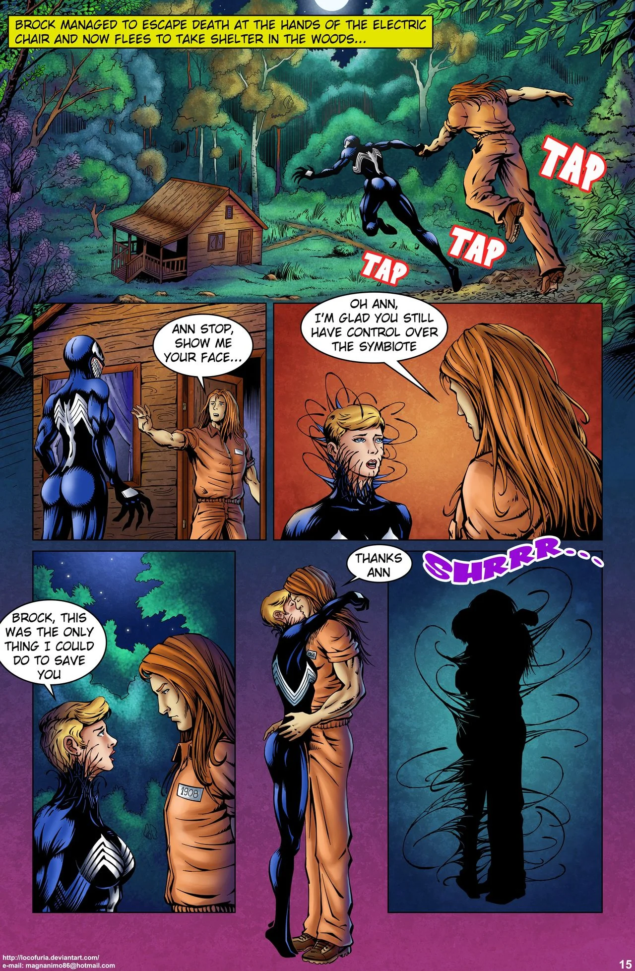 Symbiote [Spider-Man ], 1 . Symbiote #1 [Locofuria ], page 17 of 22