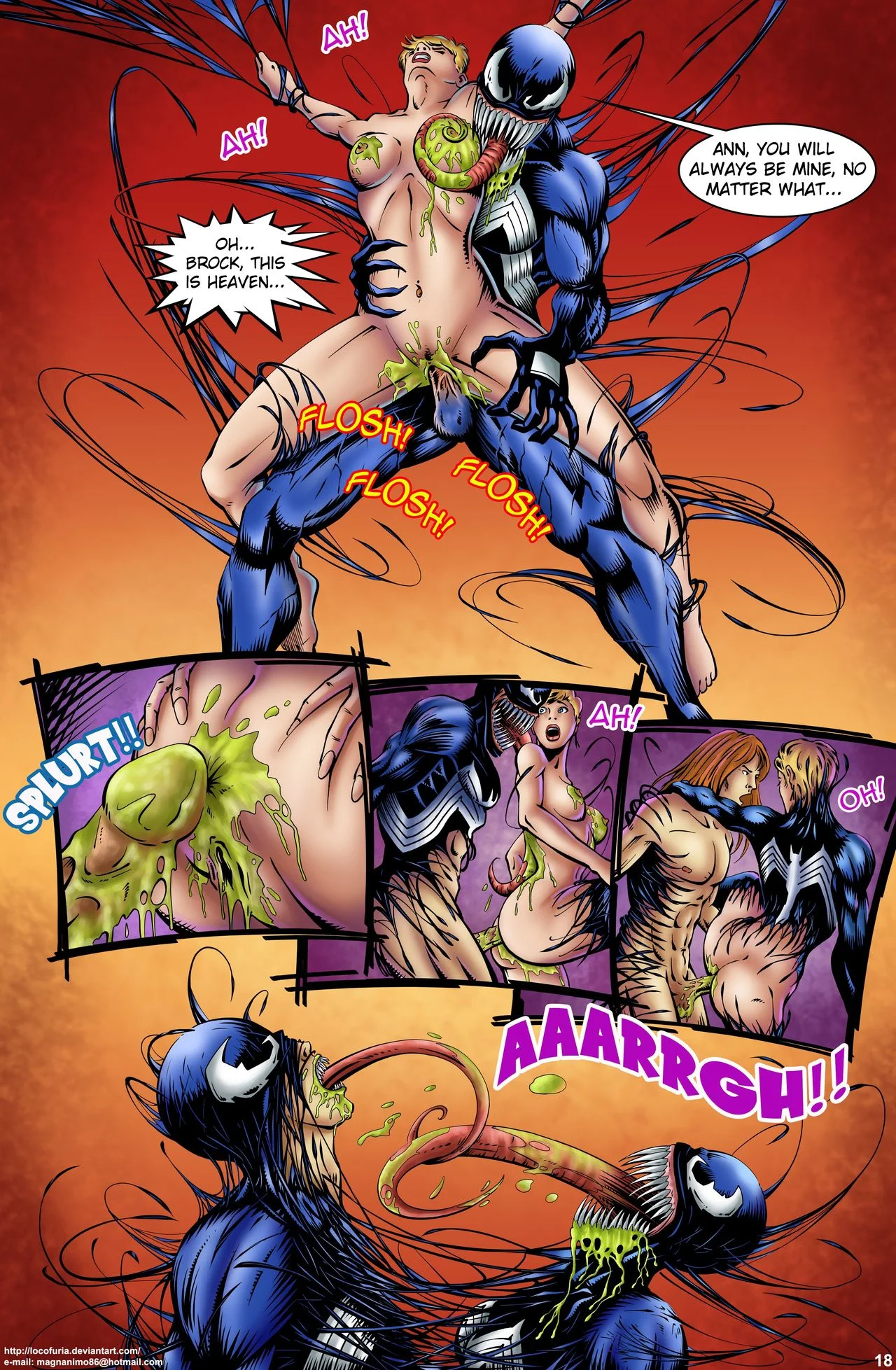 Symbiote [Spider-Man ], 1 . Symbiote #1 [Locofuria ], page 20 of 22