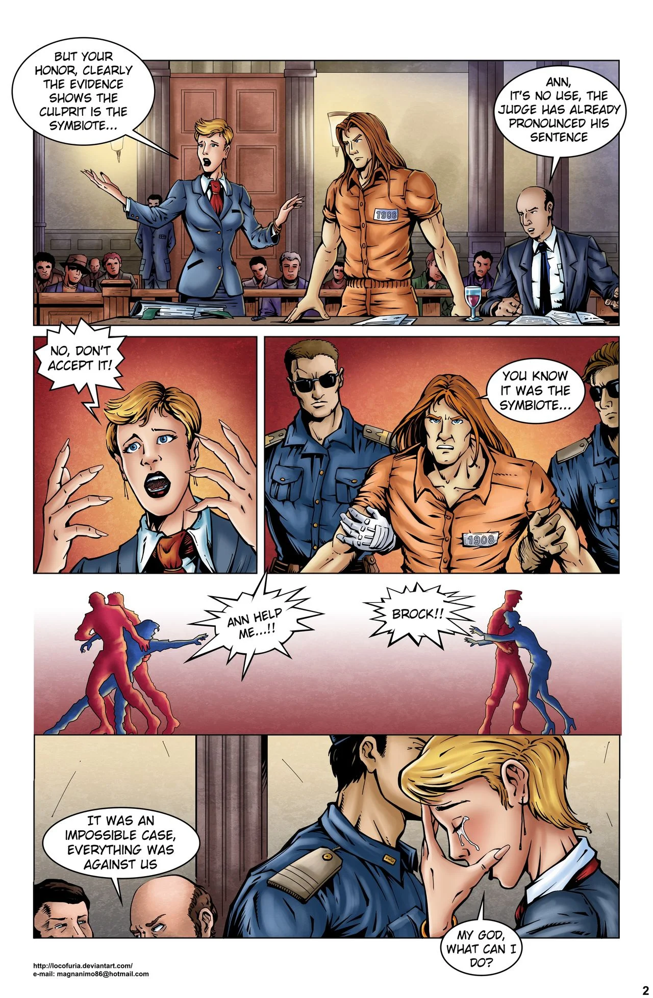 Symbiote [Spider-Man ], 1 . Symbiote #1 [Locofuria ], page 4 of 22