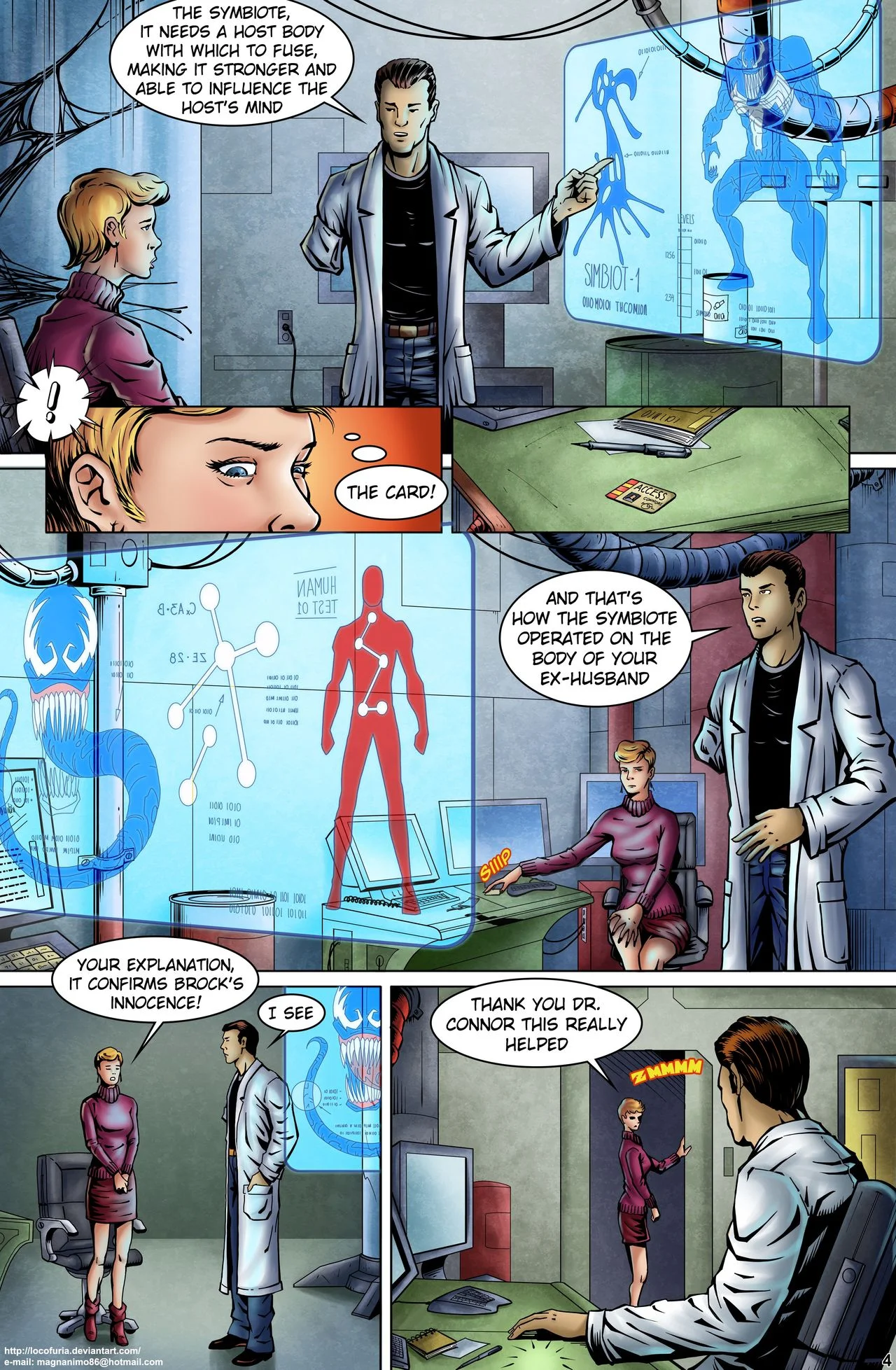 Symbiote [Spider-Man ], 1 . Symbiote #1 [Locofuria ], page 6 of 22