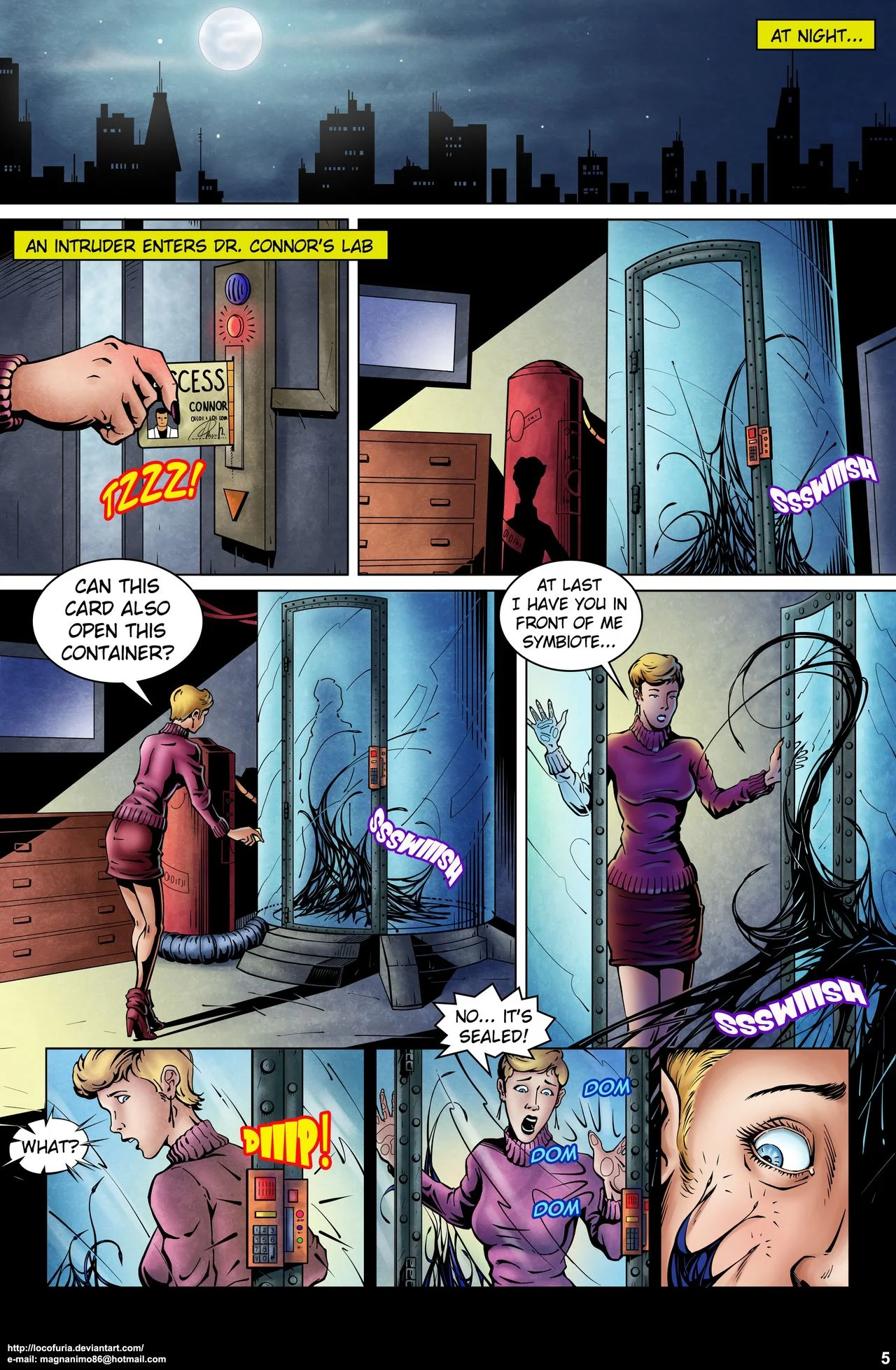 Symbiote [Spider-Man ], 1 . Symbiote #1 [Locofuria ], page 7 of 22