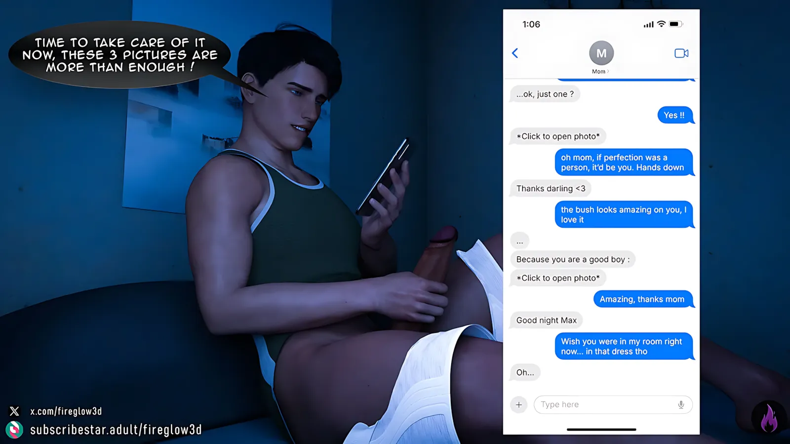 Taboo Snuggles [Fireglow3D], 3 . Taboo Snuggles - Part 3, page 61 of 128