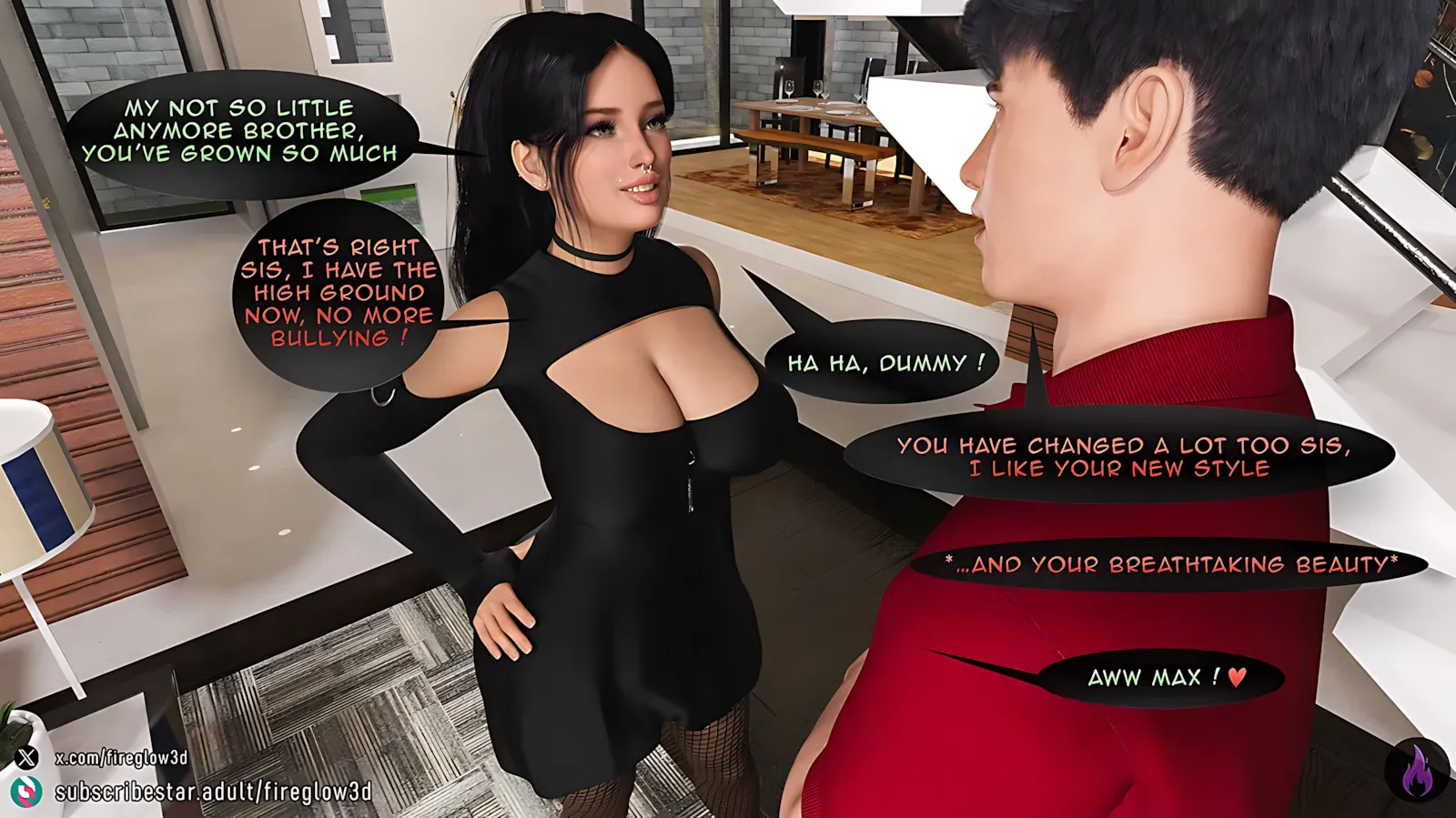 Taboo Snuggles [Fireglow3D], 3 . Taboo Snuggles - Part 3, page 8 of 128