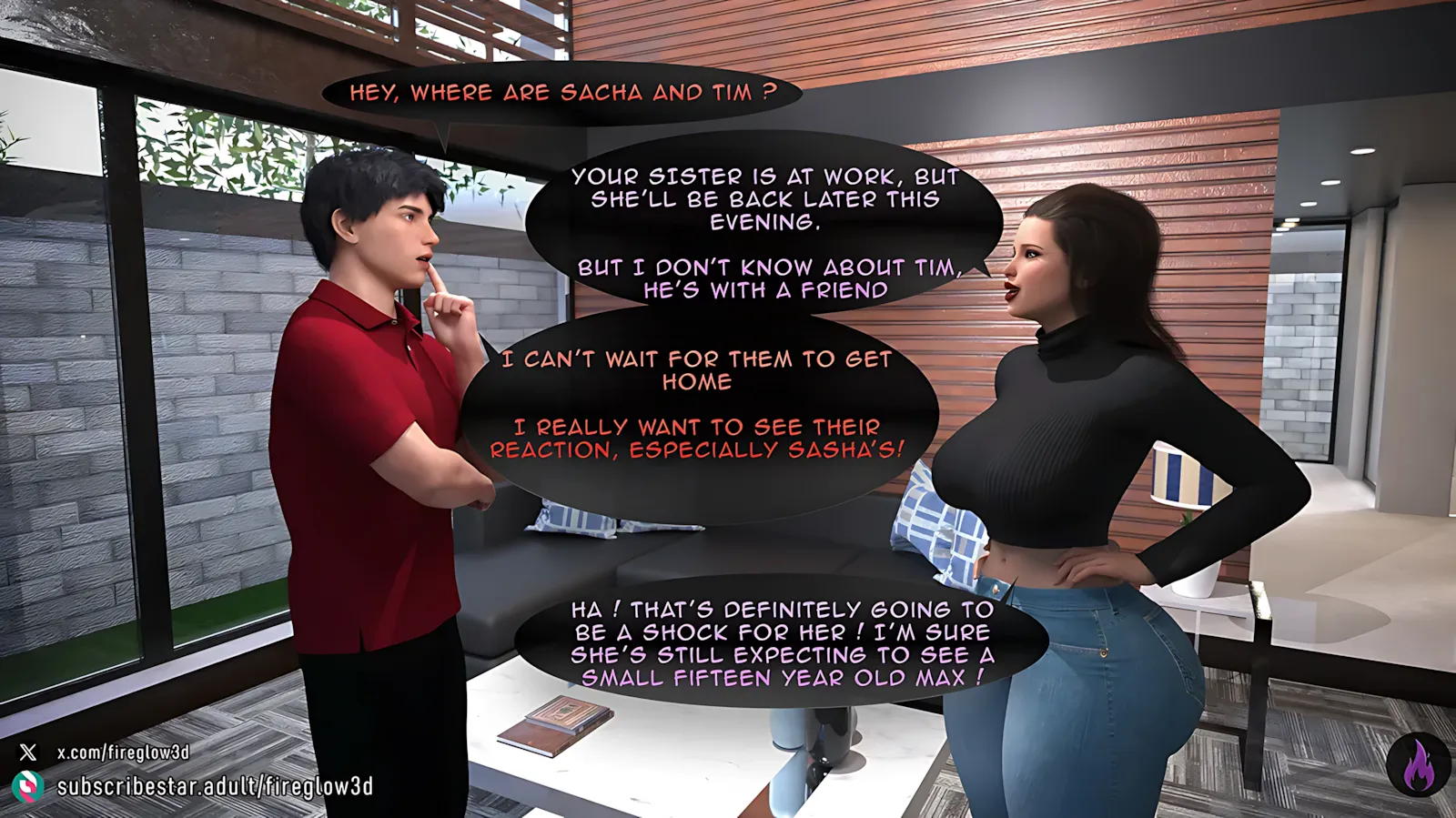 Taboo Snuggles [Fireglow3D], 1. Taboo Snuggles - Part 1, page 15 of 101