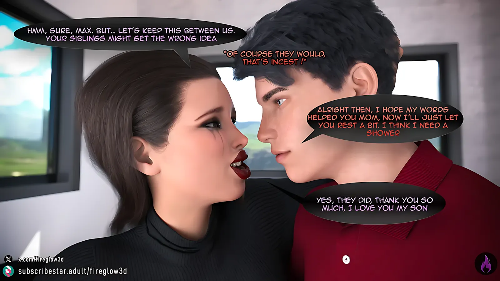 Taboo Snuggles [Fireglow3D], 1. Taboo Snuggles - Part 1, page 57 of 101