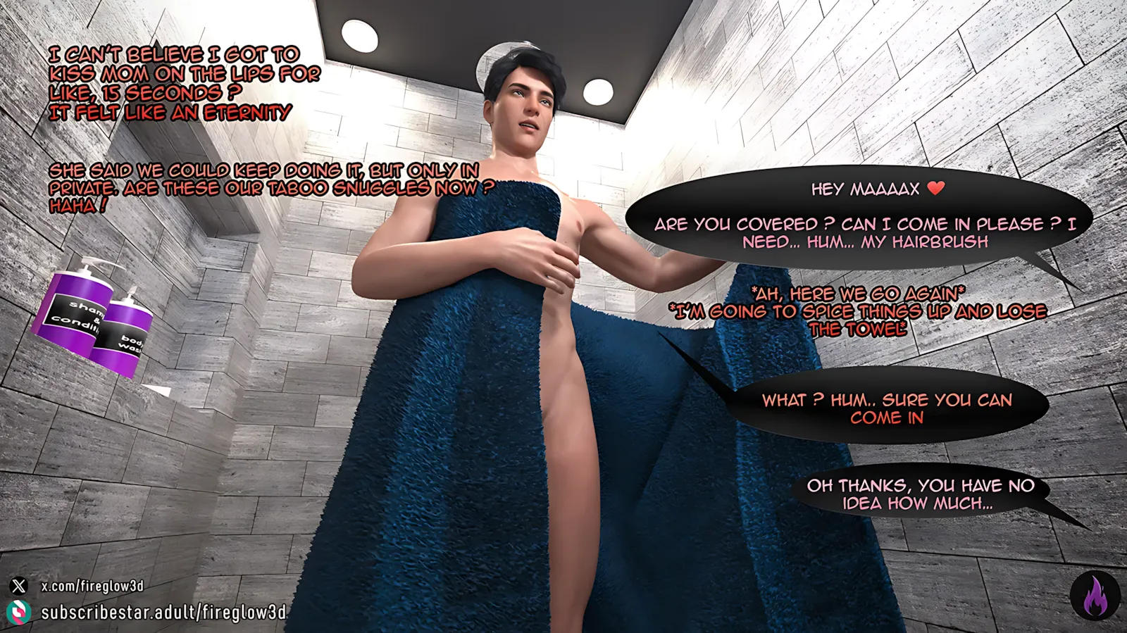 Taboo Snuggles [Fireglow3D], 1. Taboo Snuggles - Part 1, page 60 of 101