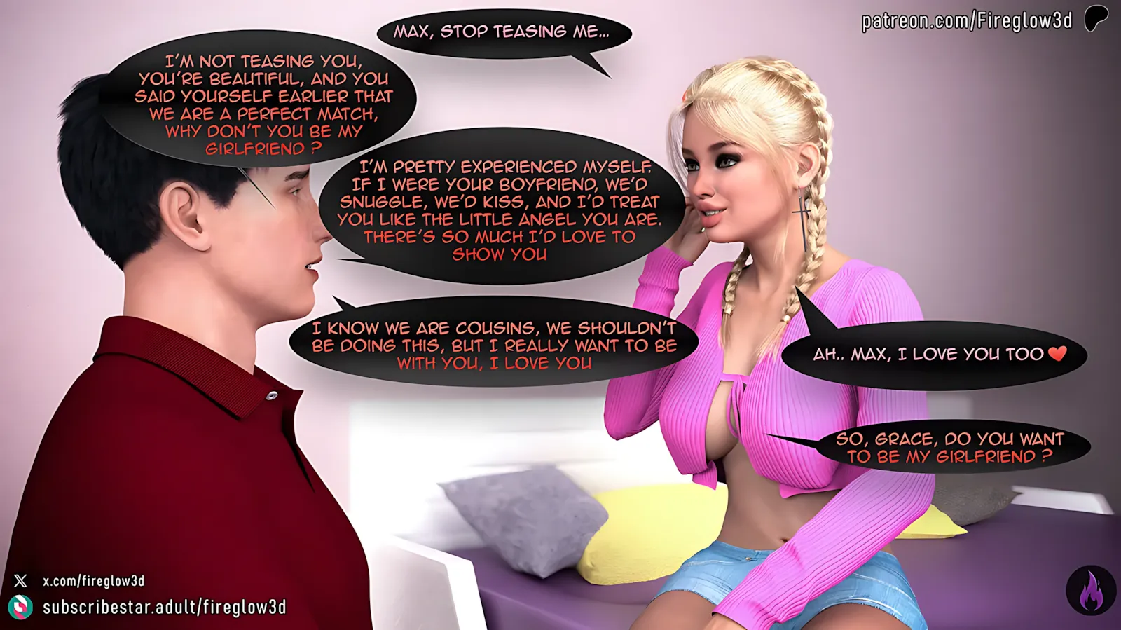 Taboo Snuggles [Fireglow3D], 1. Taboo Snuggles - Part 1, page 71 of 101