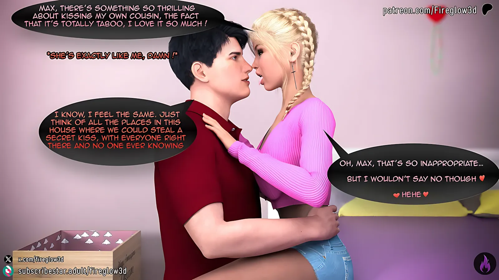 Taboo Snuggles [Fireglow3D], 1. Taboo Snuggles - Part 1, page 76 of 101