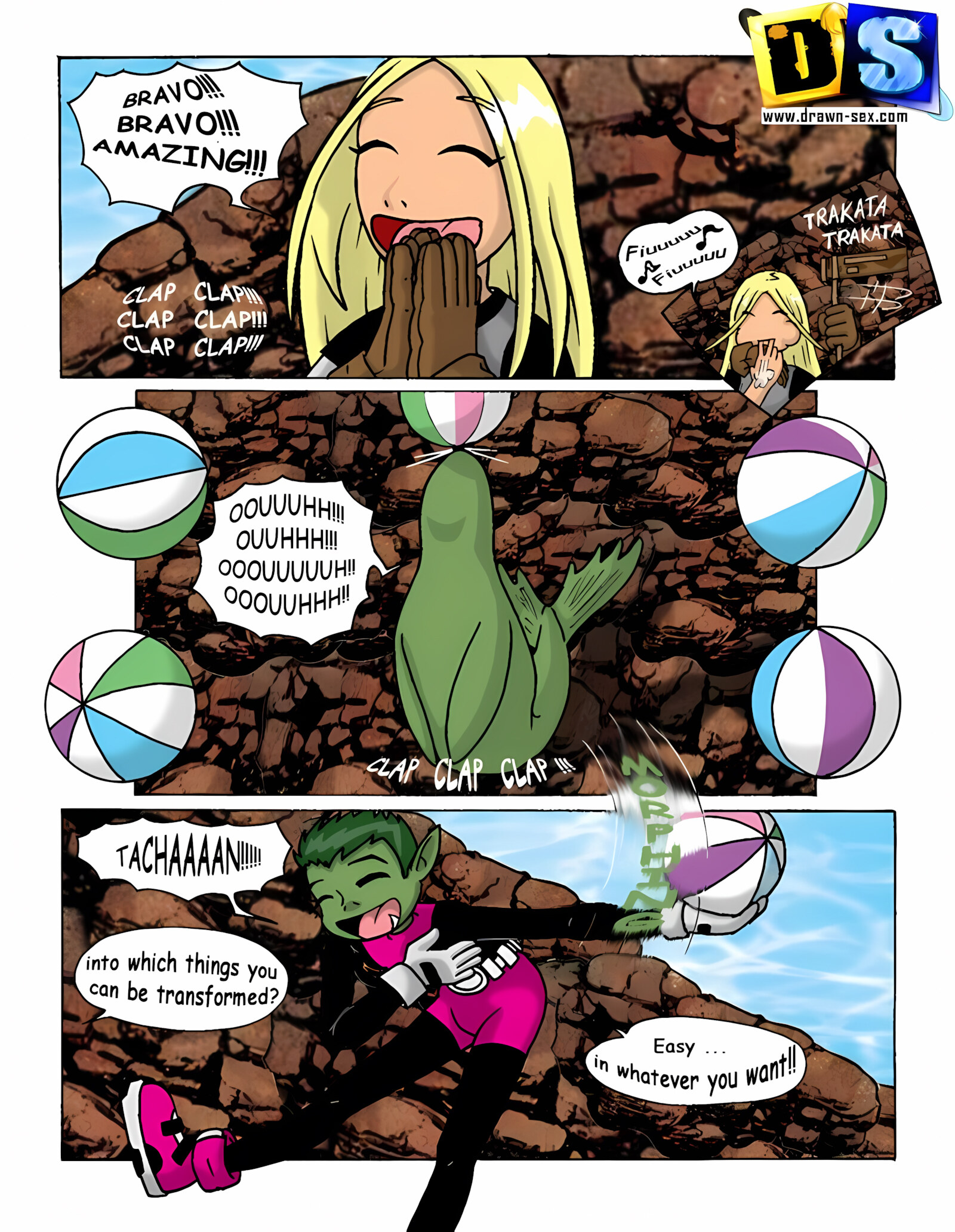 Teen Titans Comix [ujinko], Teen Titans Comix, page 1 of 10