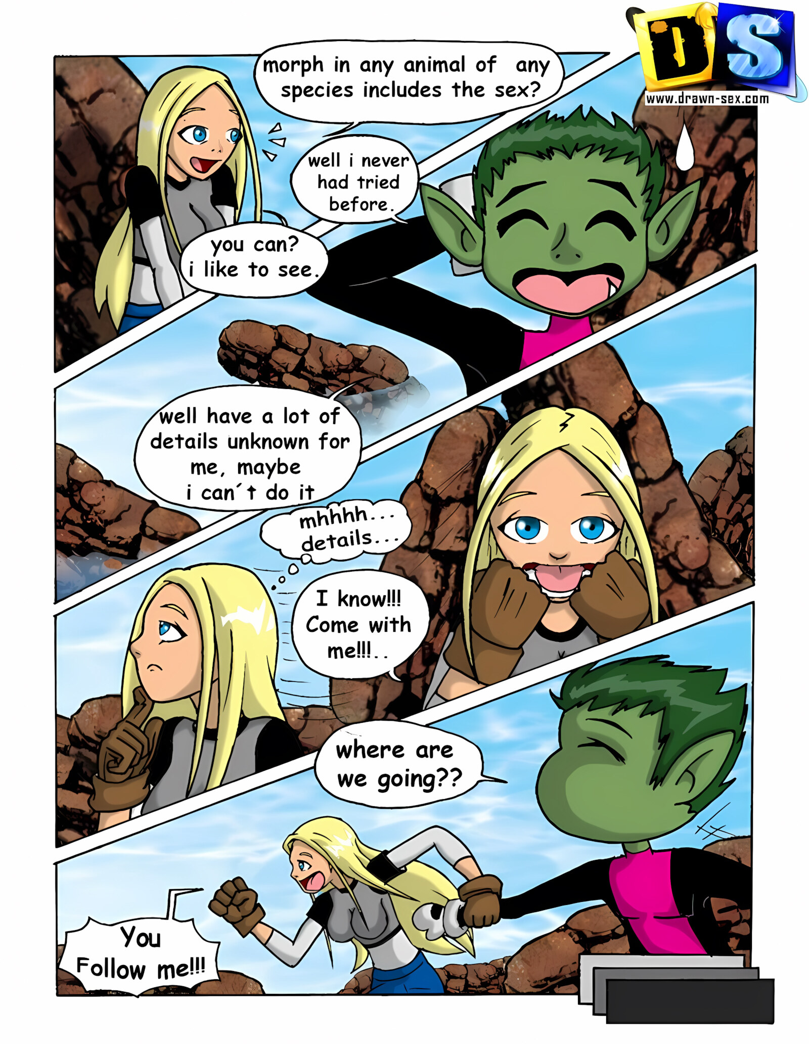 Teen Titans Comix [ujinko], Teen Titans Comix, page 3 of 10