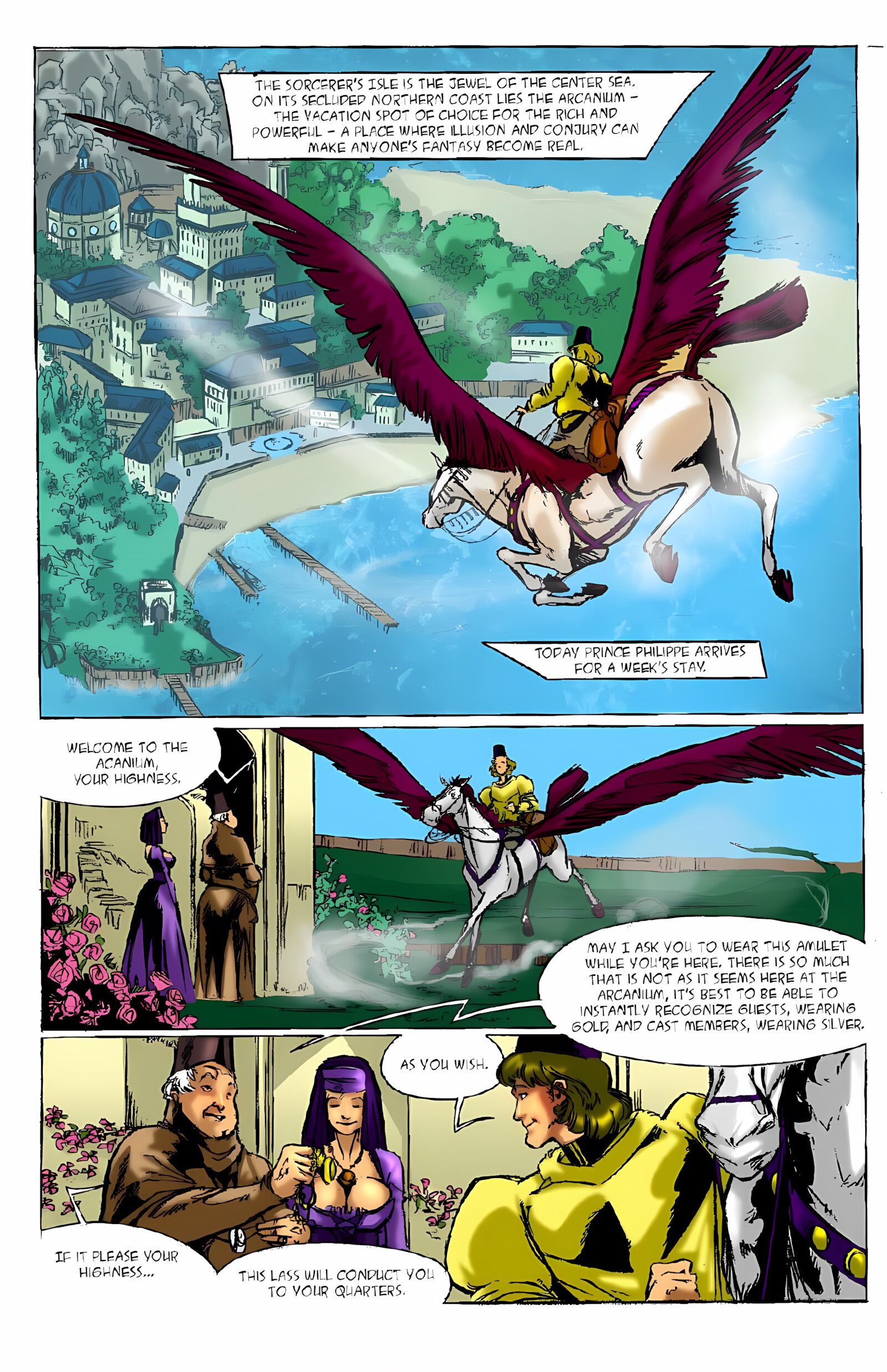 The Arcanium [BotComics], The Arcanium, page 3 of 12