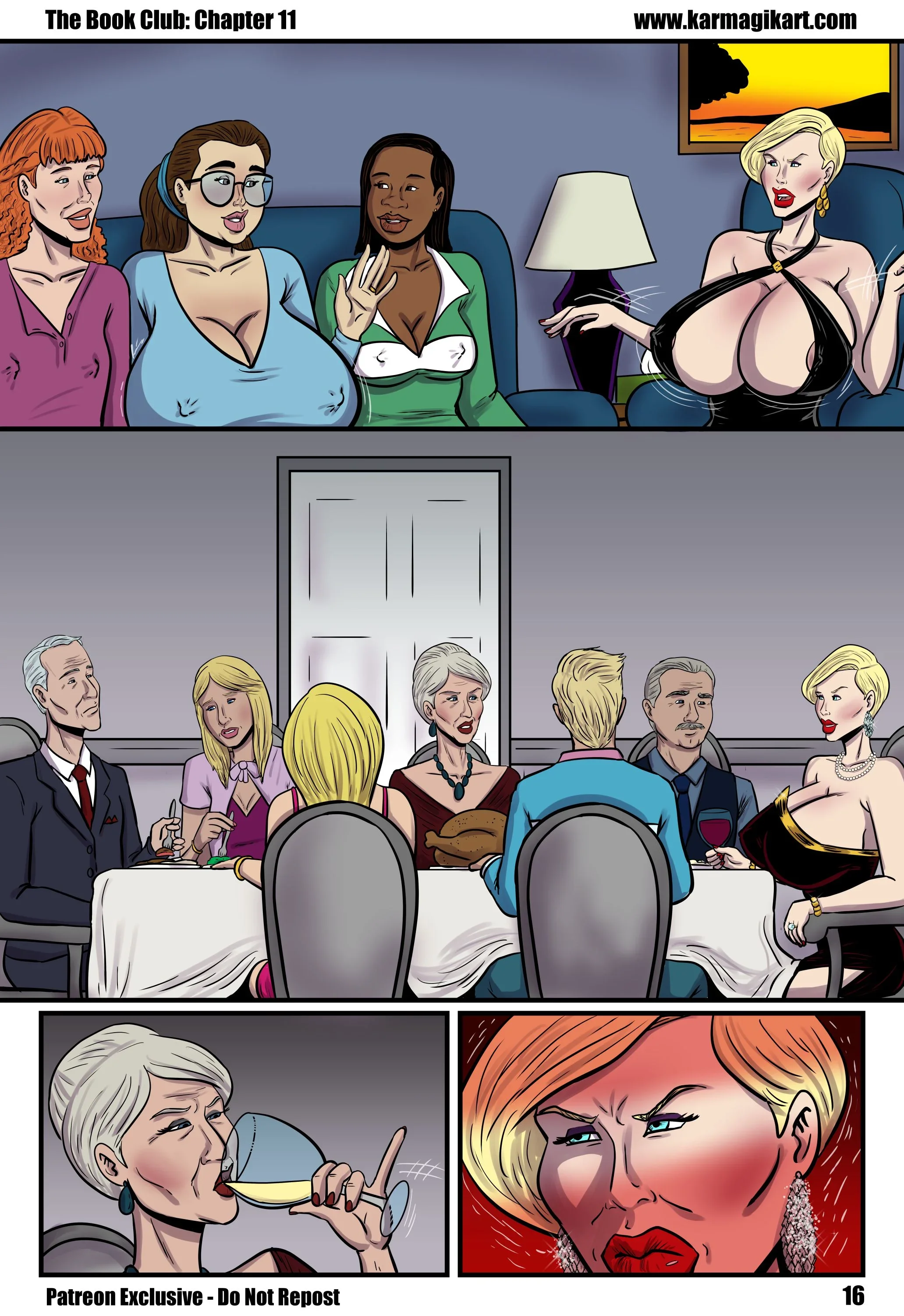 The Book Club [Karmagik], 11.5 . The Book Club - Textless - Ch.011, page 16 of 40
