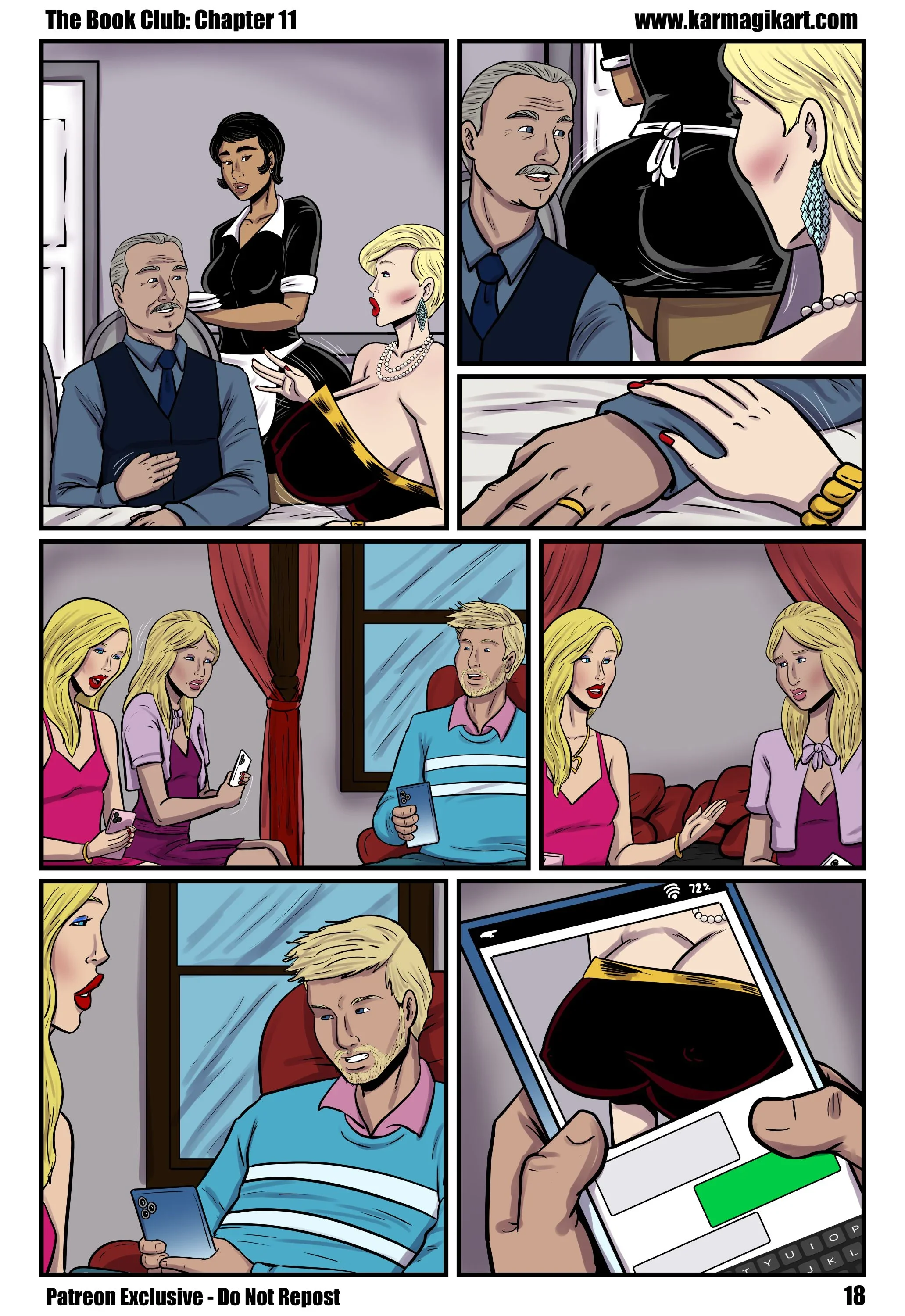 The Book Club [Karmagik], 11.5 . The Book Club - Textless - Ch.011, page 18 of 40