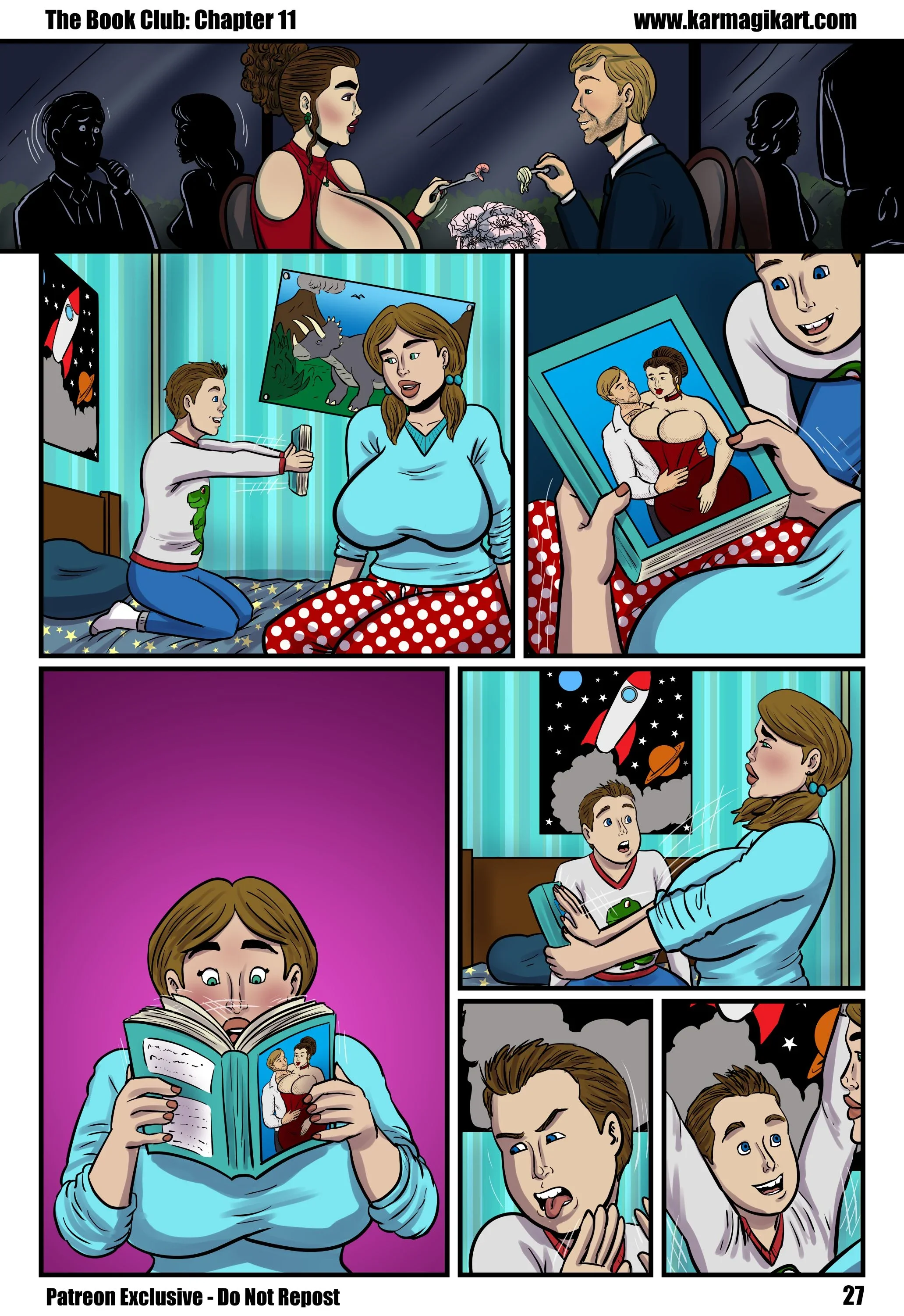 The Book Club [Karmagik], 11.5 . The Book Club - Textless - Ch.011, page 27 of 40