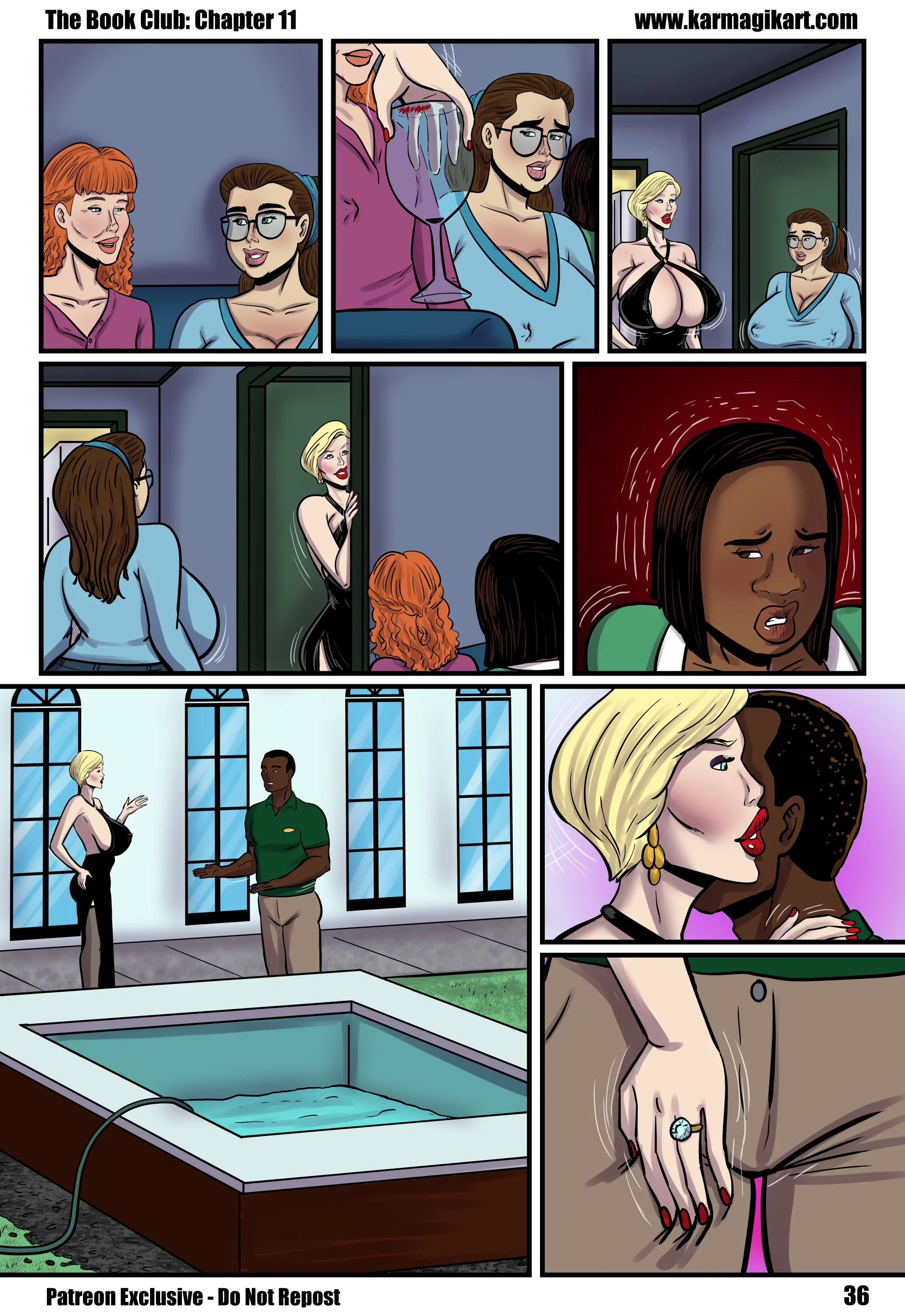 The Book Club [Karmagik], 11.5 . The Book Club - Textless - Ch.011, page 34 of 40