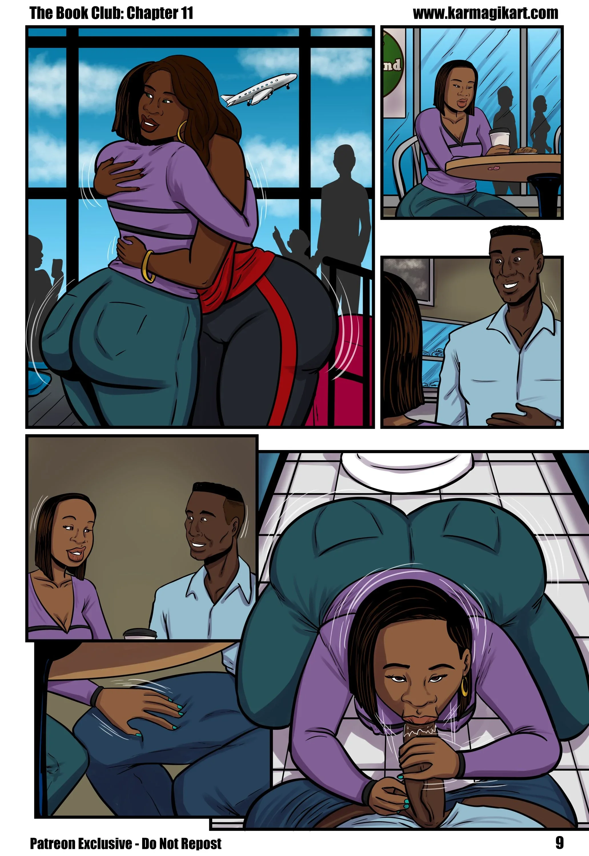 The Book Club [Karmagik], 11.5 . The Book Club - Textless - Ch.011, page 9 of 40
