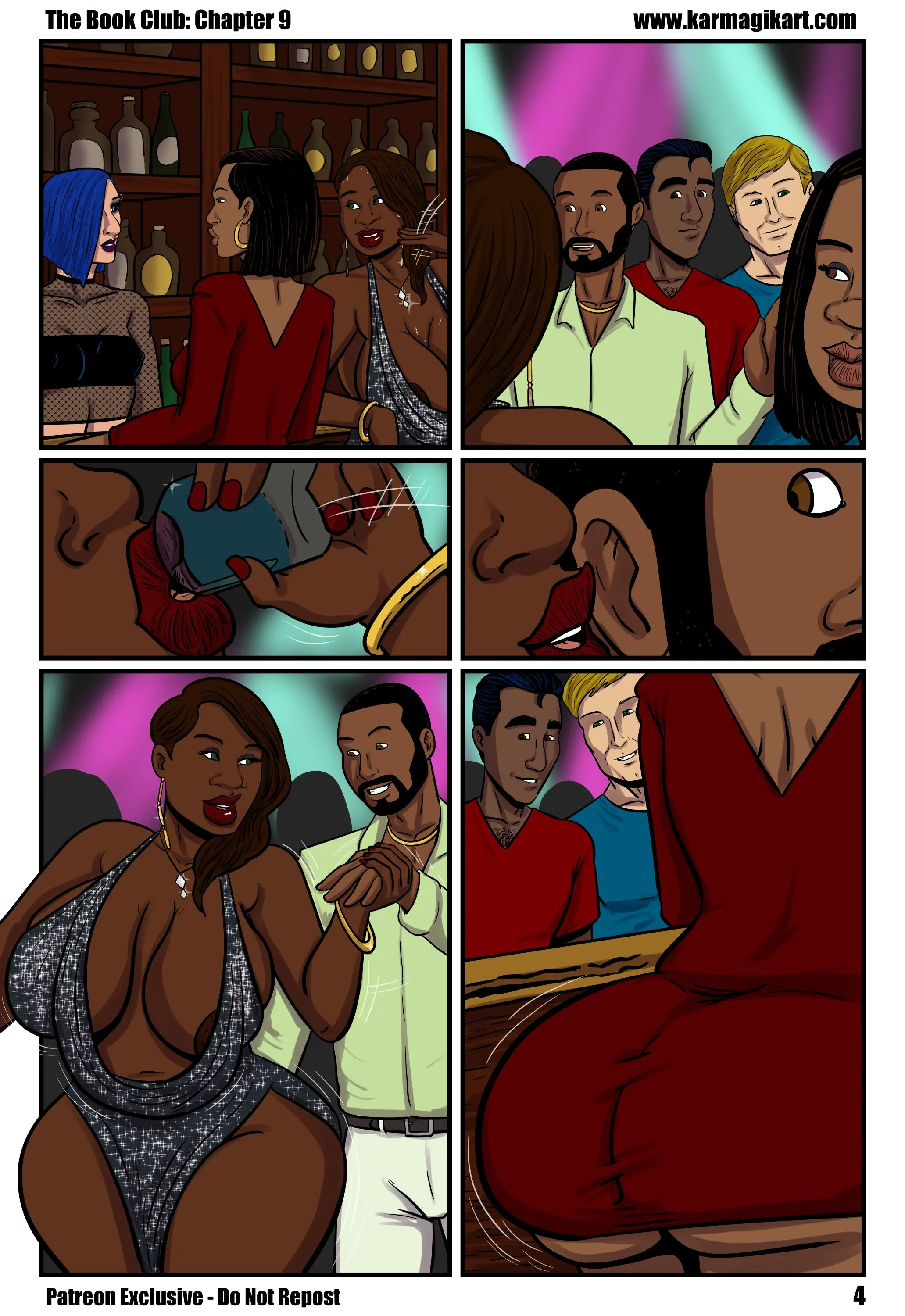 The Book Club [Karmagik], 9.5 . The Book Club - Textless - Ch.009, page 4 of 36