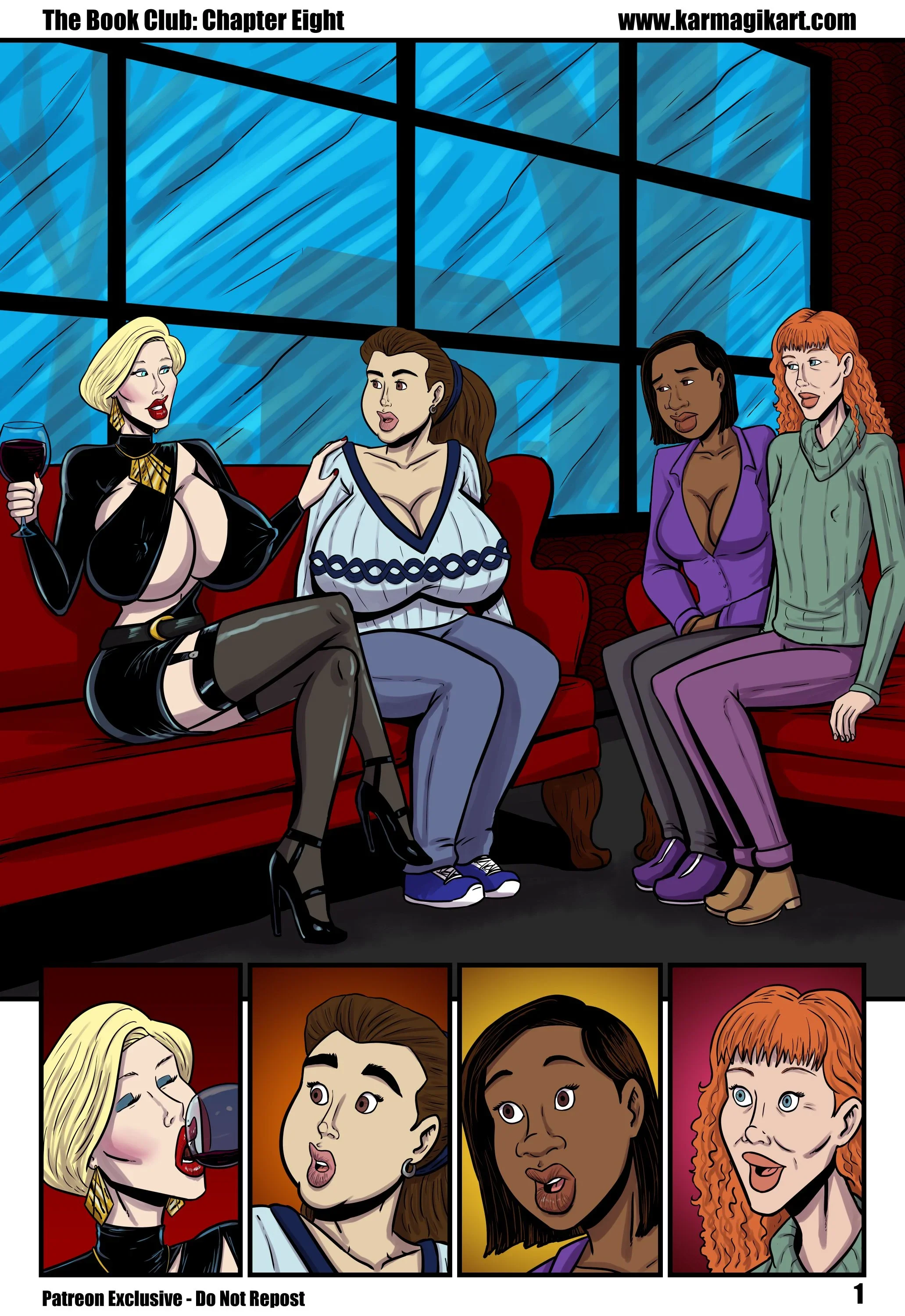 The Book Club [Karmagik], 8.1 . The Book Club - Textless - Ch.008, page 2 of 31