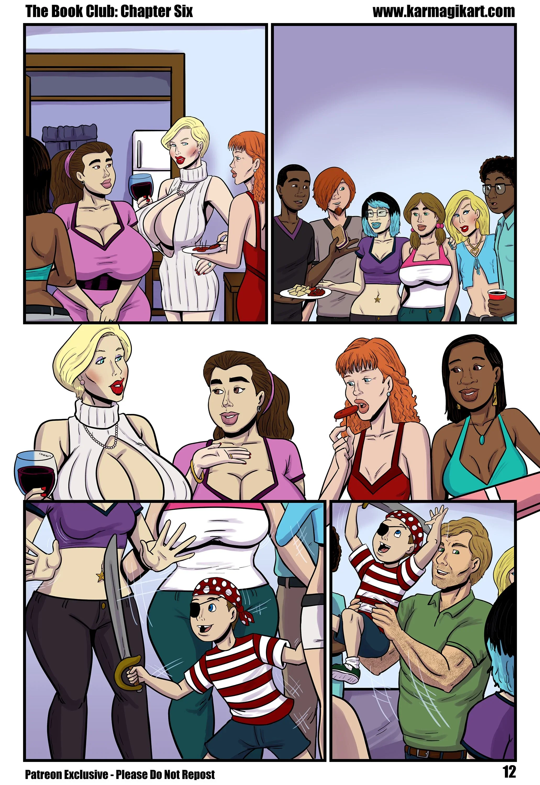 The Book Club [Karmagik], 6.5 . The Book Club - Textless - Ch.006, page 16 of 34