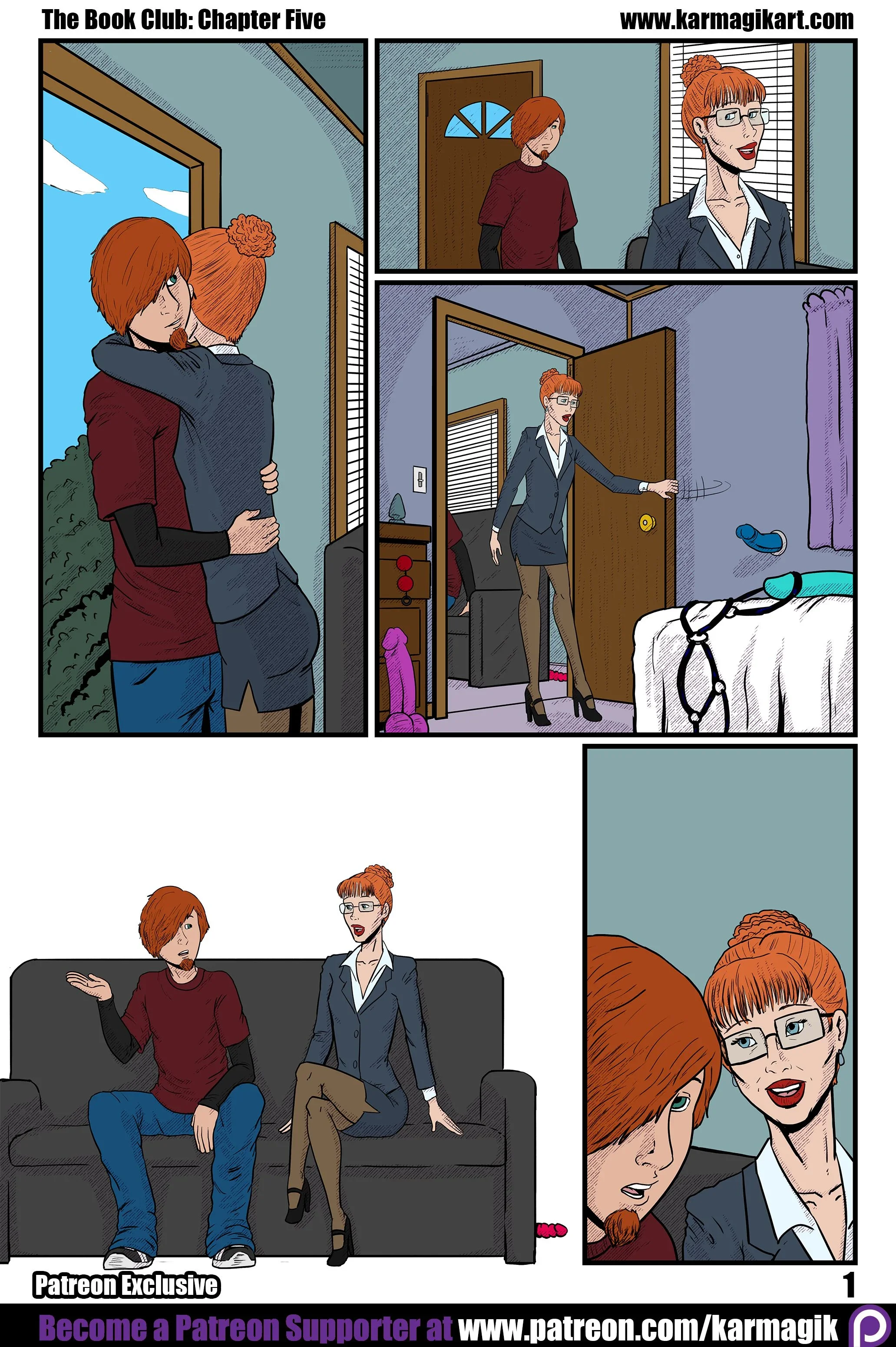 The Book Club [Karmagik], 5.5 . The Book Club - Textless - Ch.005, page 2 of 31