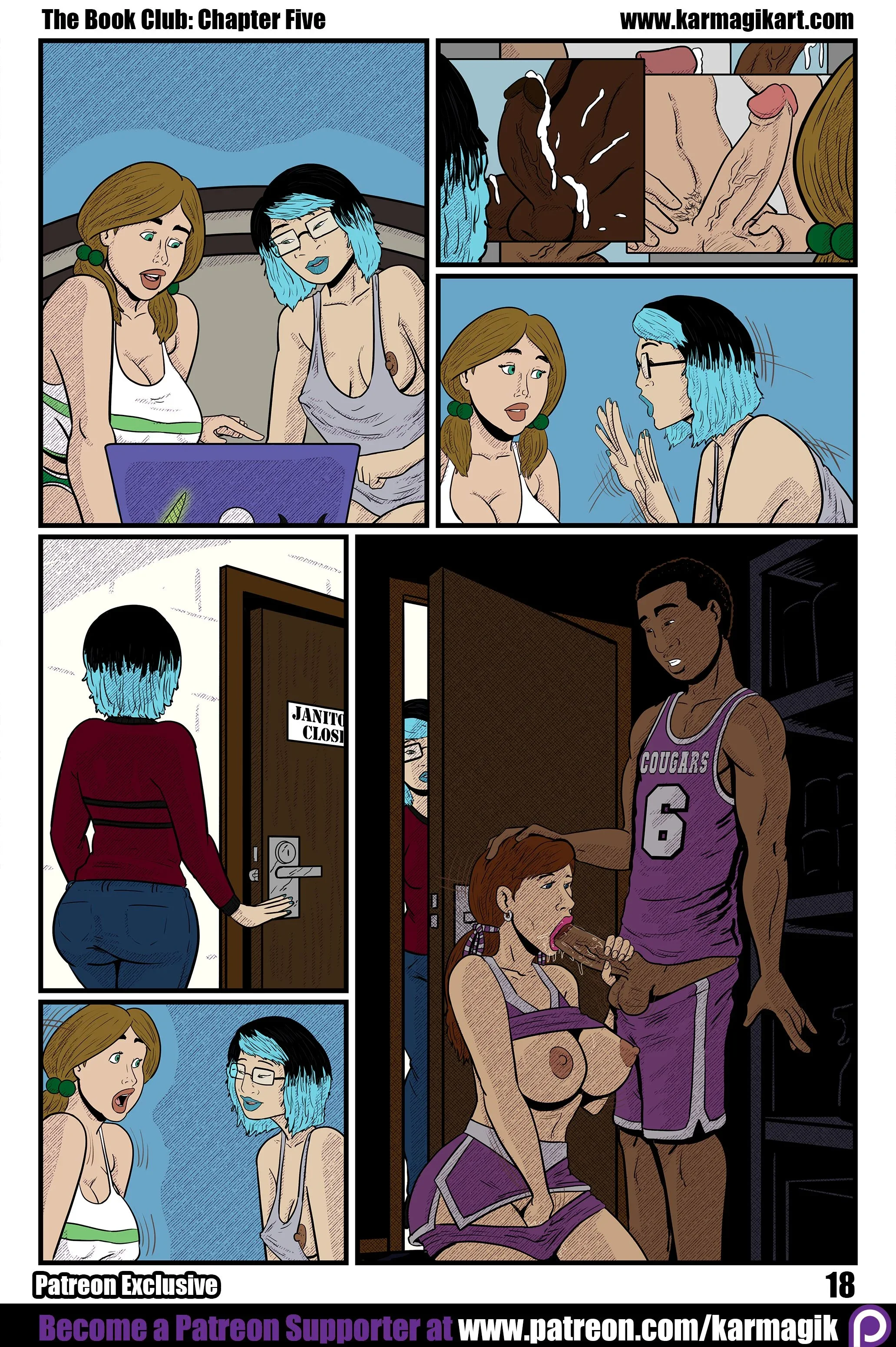 The Book Club [Karmagik], 5.5 . The Book Club - Textless - Ch.005, page 19 of 31