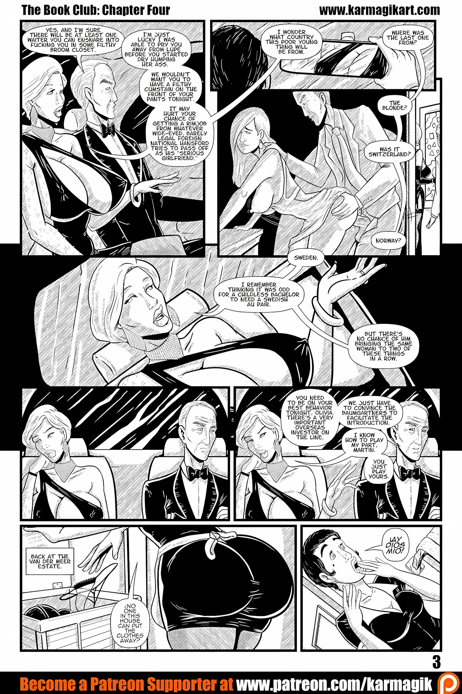 The Book Club [Karmagik], 4.5 . The Book Club - No Color - Ch.004, page 4 of 31