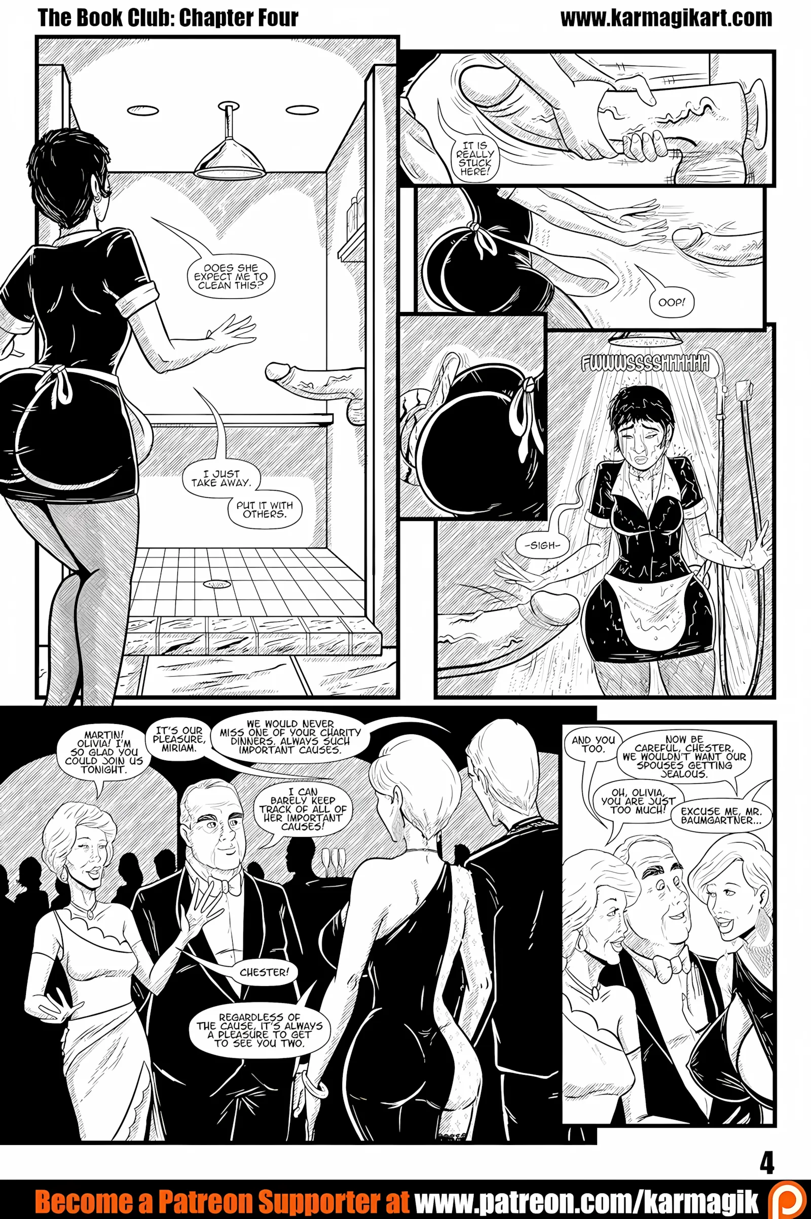 The Book Club [Karmagik], 4.5 . The Book Club - No Color - Ch.004, page 5 of 31