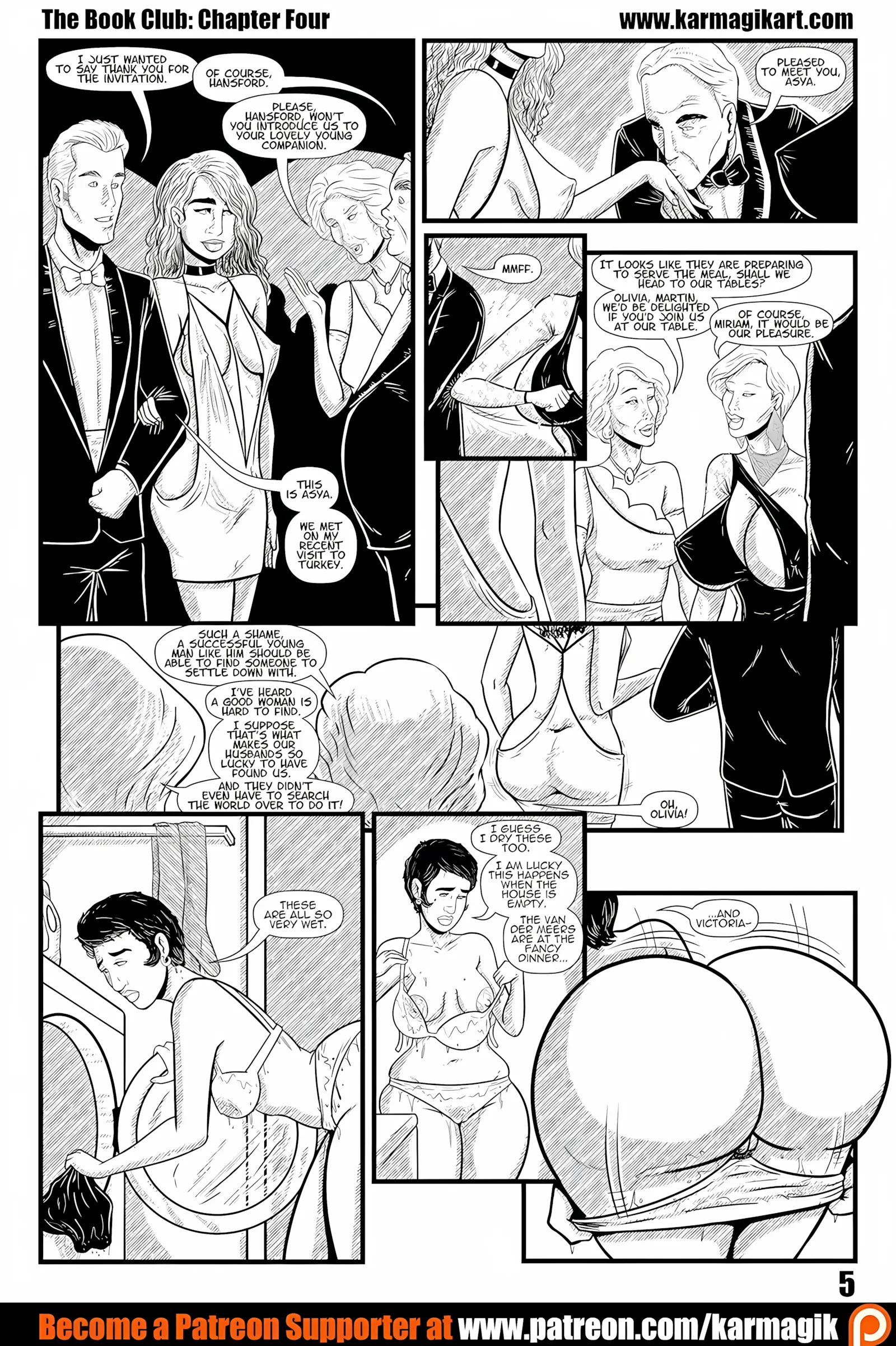 The Book Club [Karmagik], 4.5 . The Book Club - No Color - Ch.004, page 6 of 31