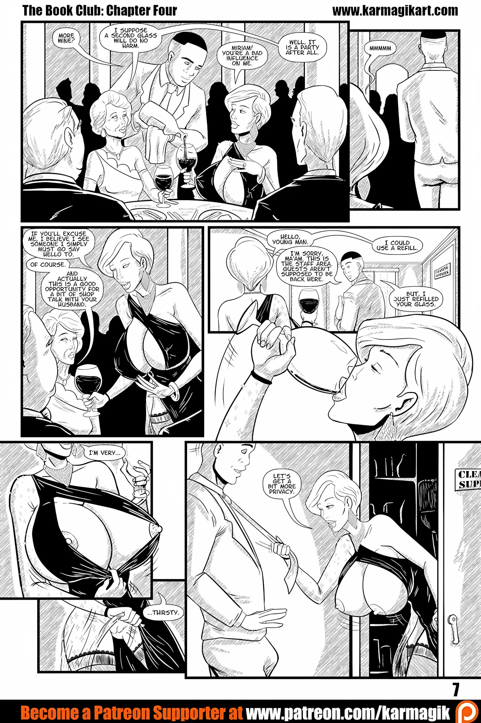 The Book Club [Karmagik], 4.5 . The Book Club - No Color - Ch.004, page 8 of 31