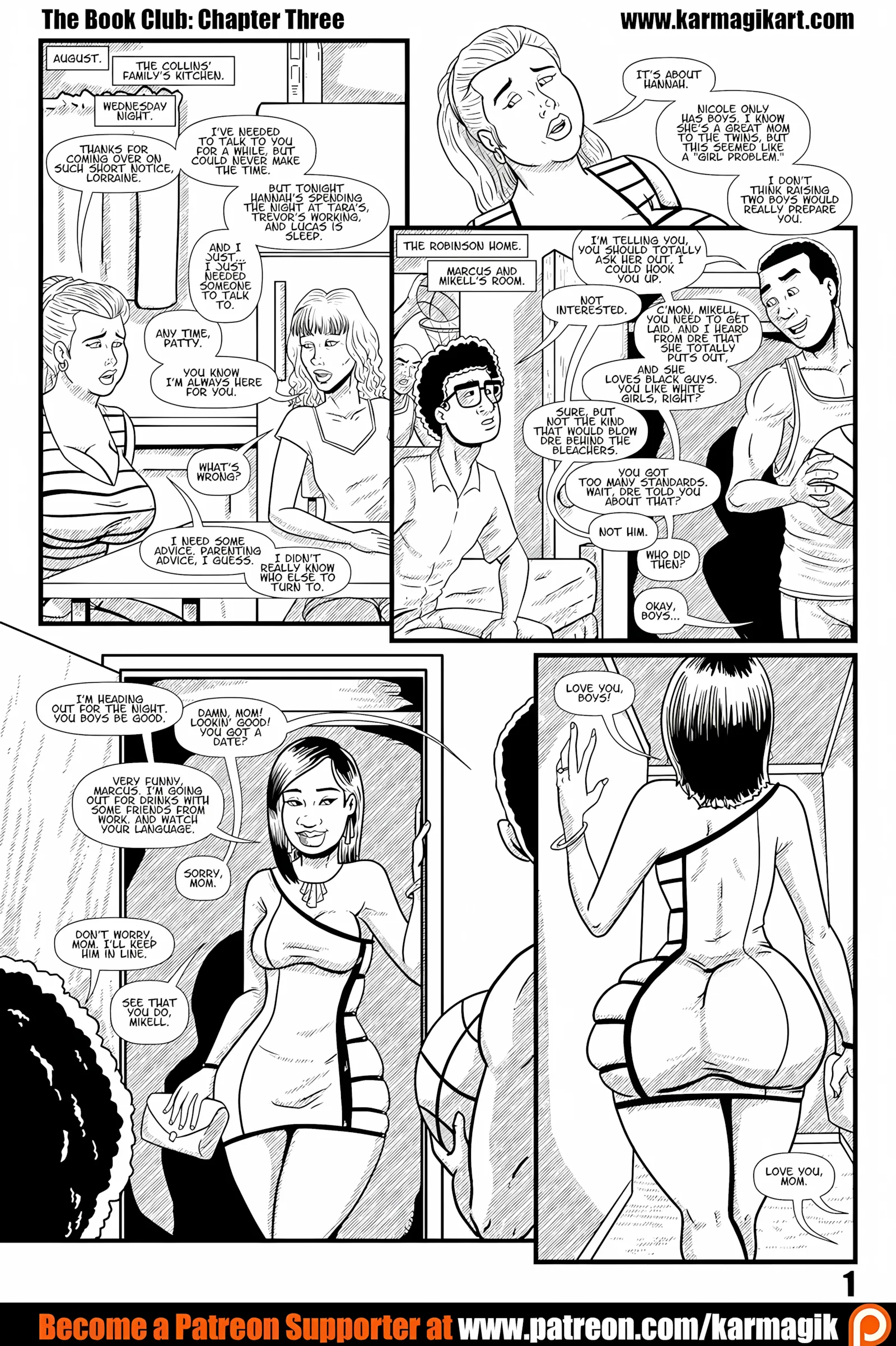 The Book Club [Karmagik], 3.5 . The Book Club - No Color - Ch.003, page 2 of 29