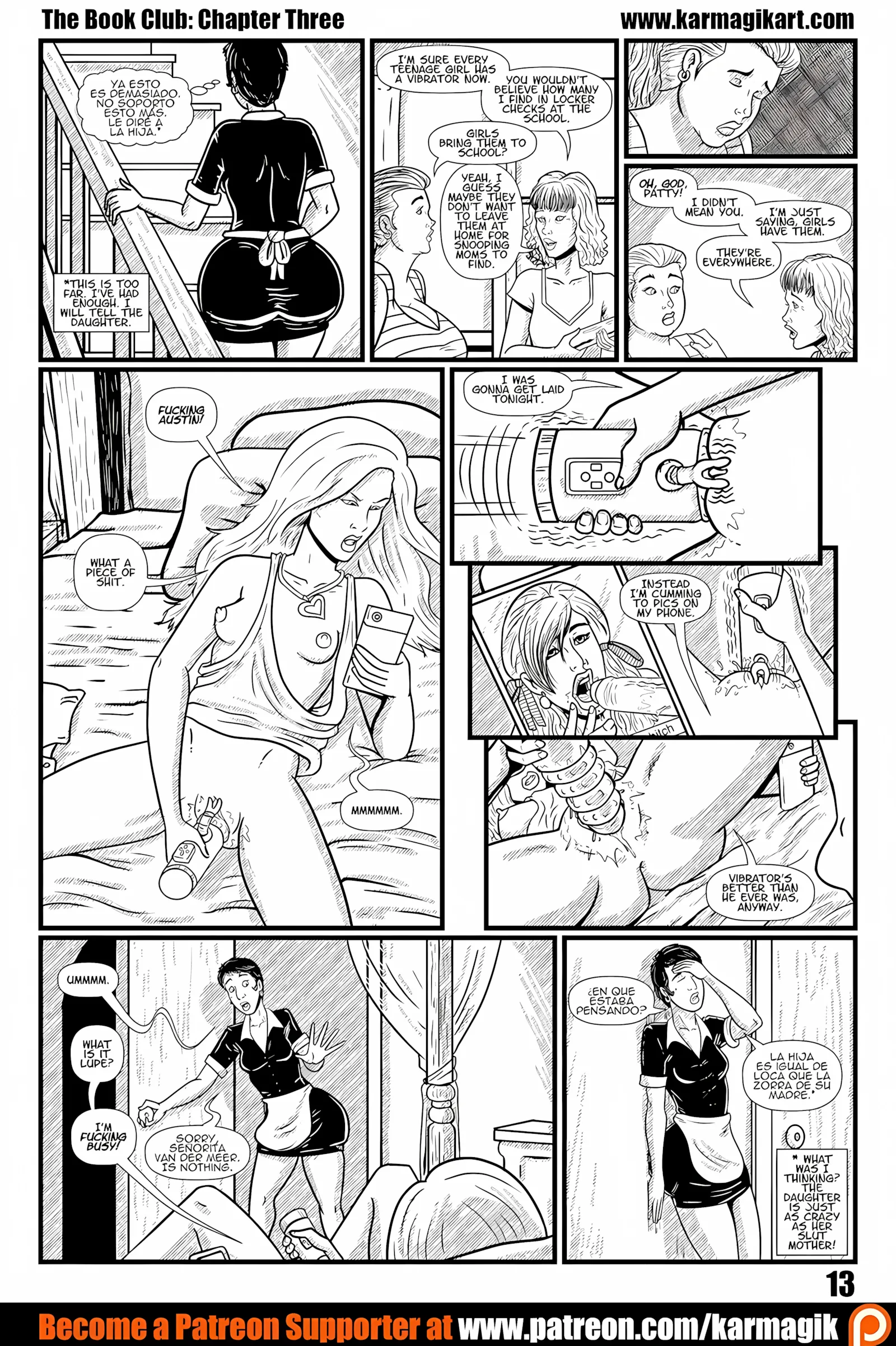 The Book Club [Karmagik], 3.5 . The Book Club - No Color - Ch.003, page 14 of 29