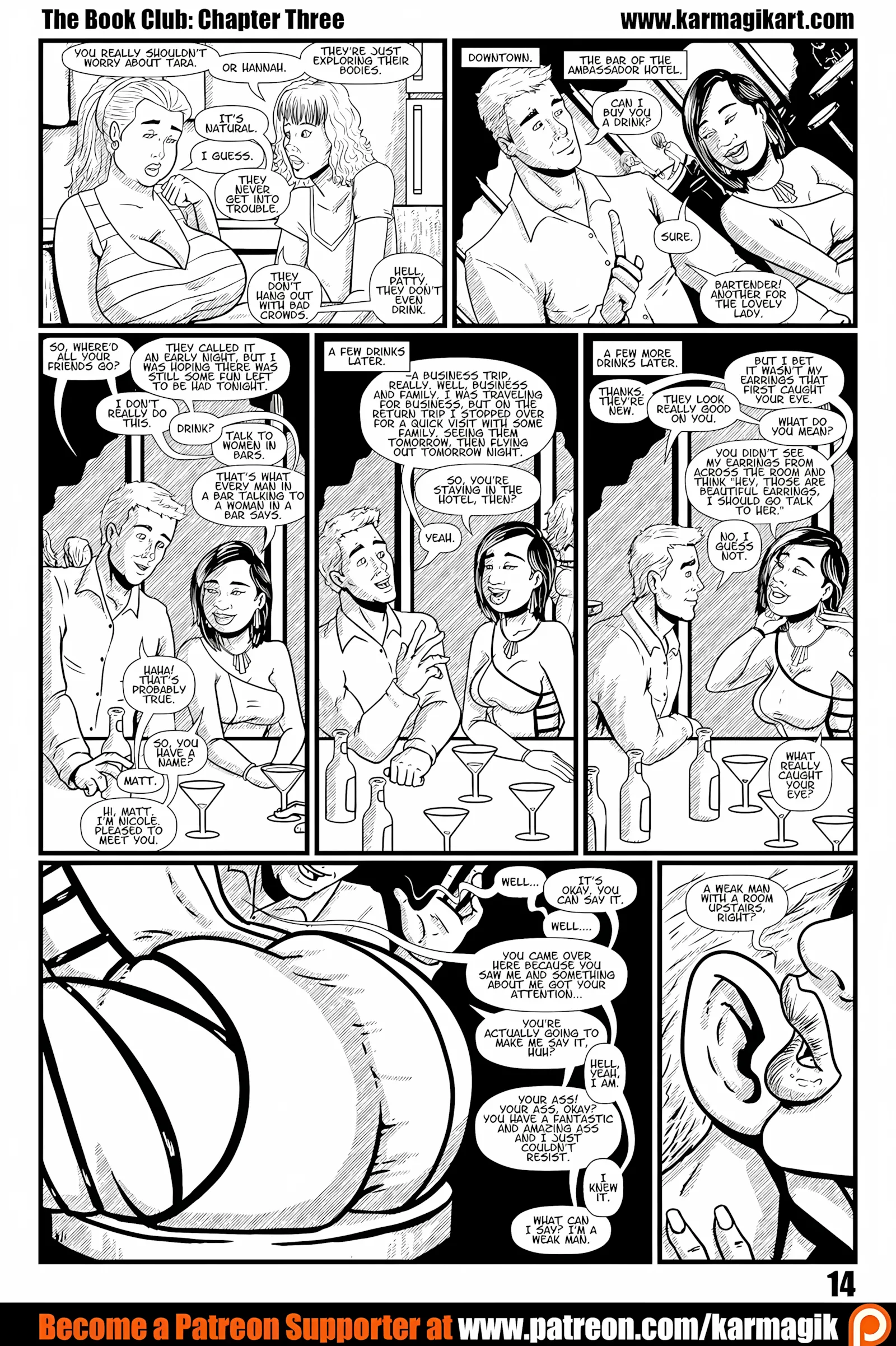 The Book Club [Karmagik], 3.5 . The Book Club - No Color - Ch.003, page 15 of 29